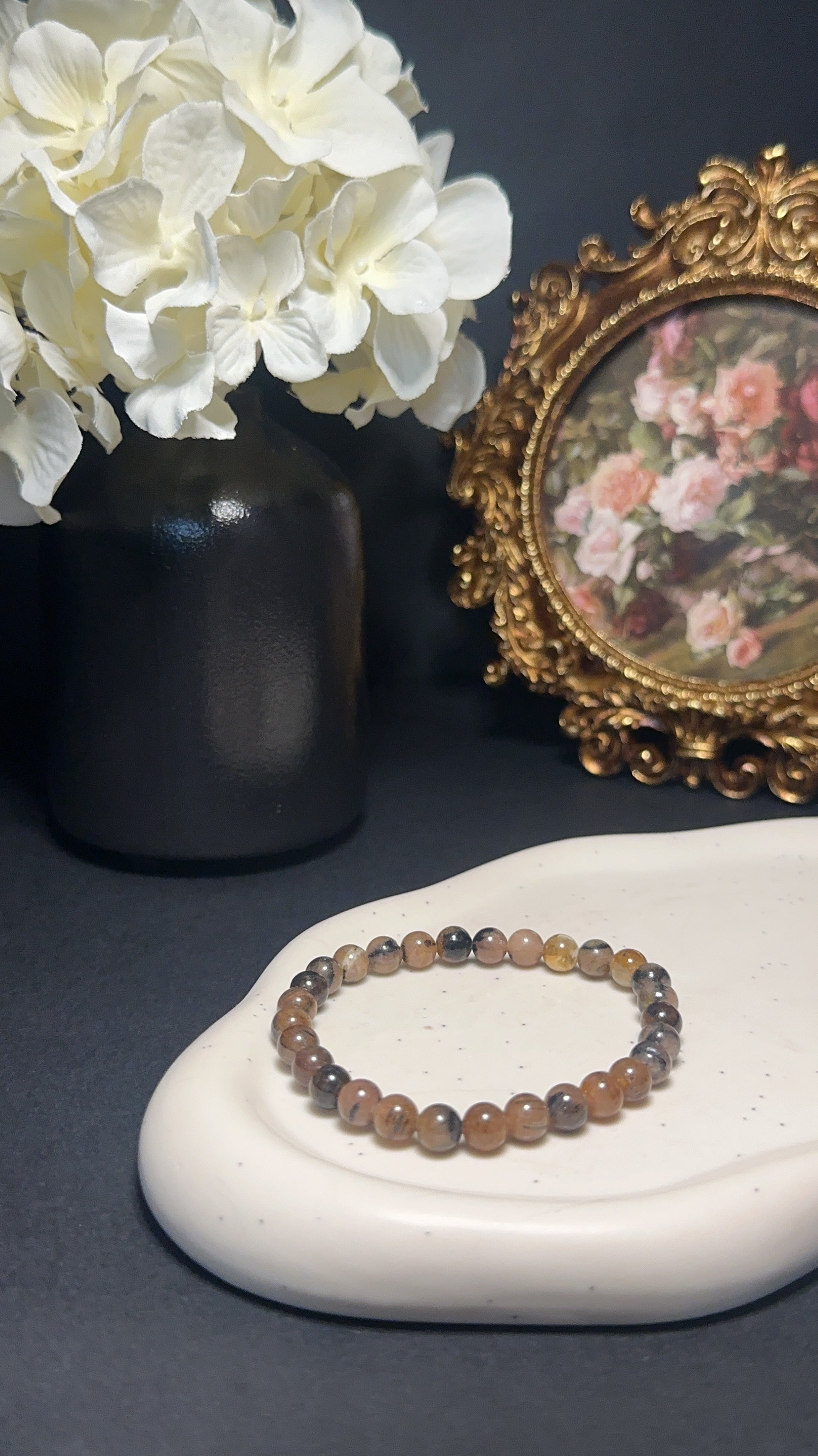 Bracelet Chiastolite – Protection & sécurité émotionnelle