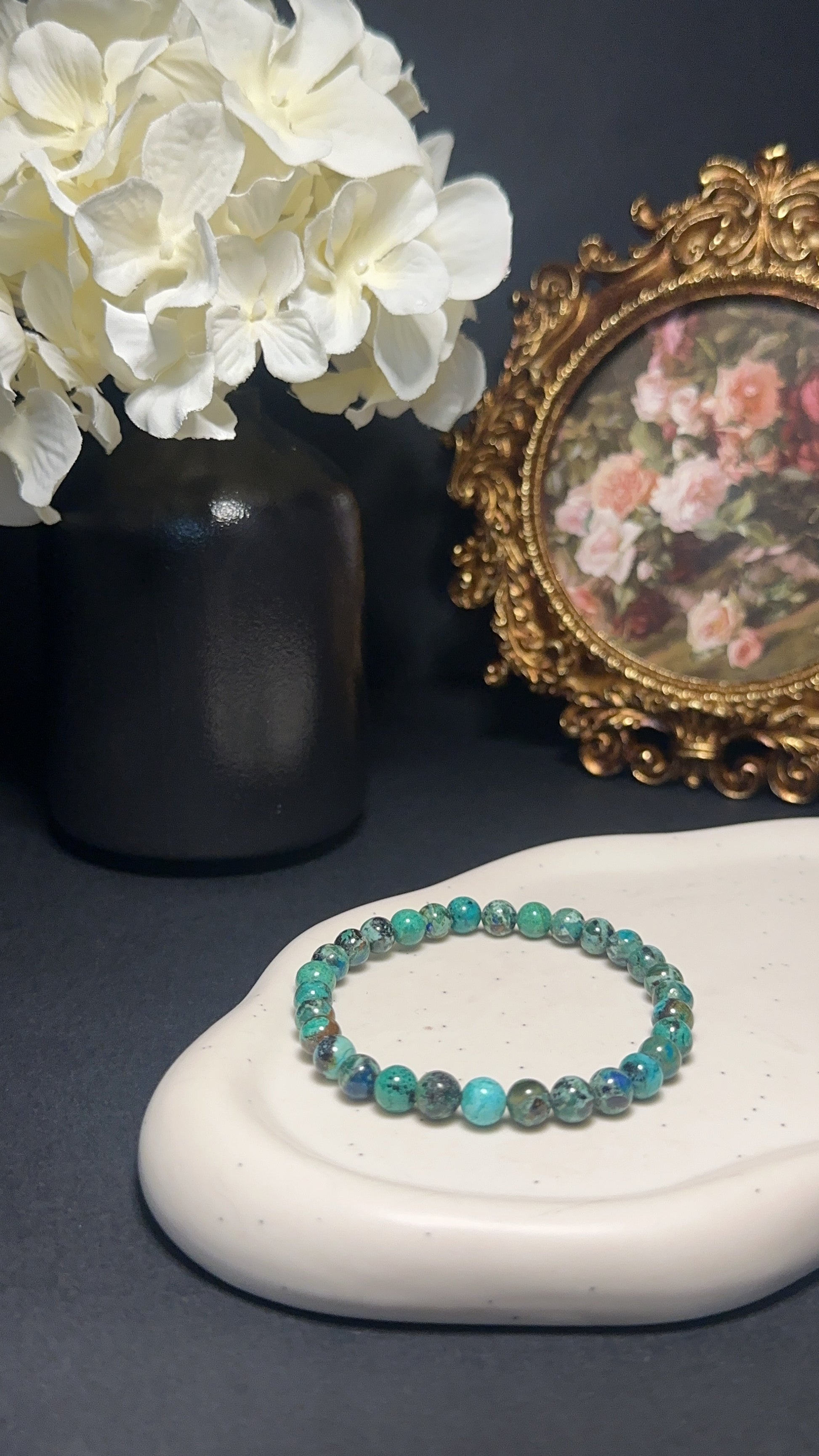 Bracelet Azurite – Intuition, clarté & protection énergétique
