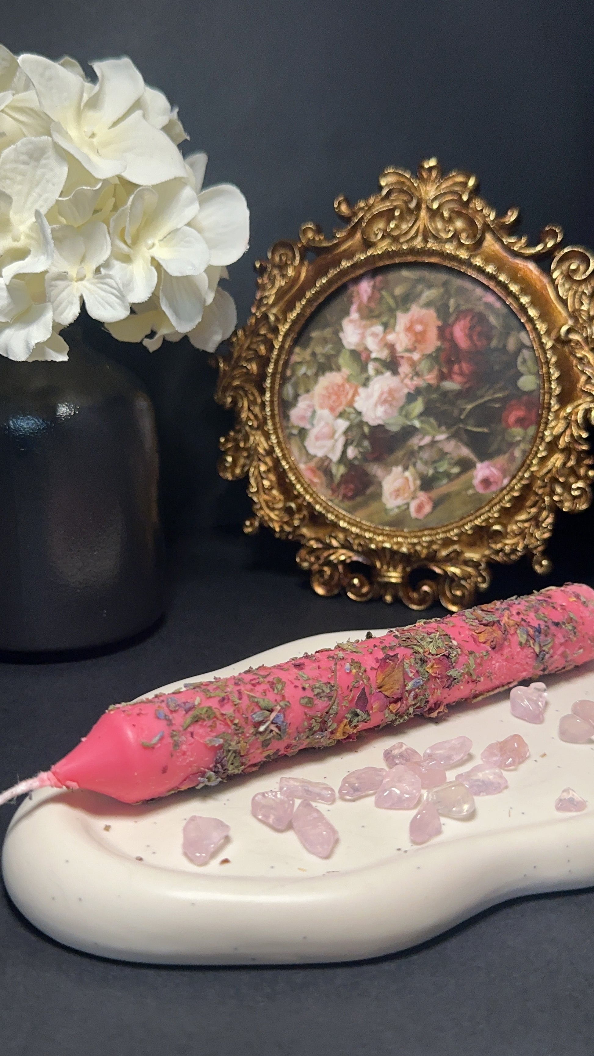 Bougie "Love" – Amour, douceur & cœur ouvert