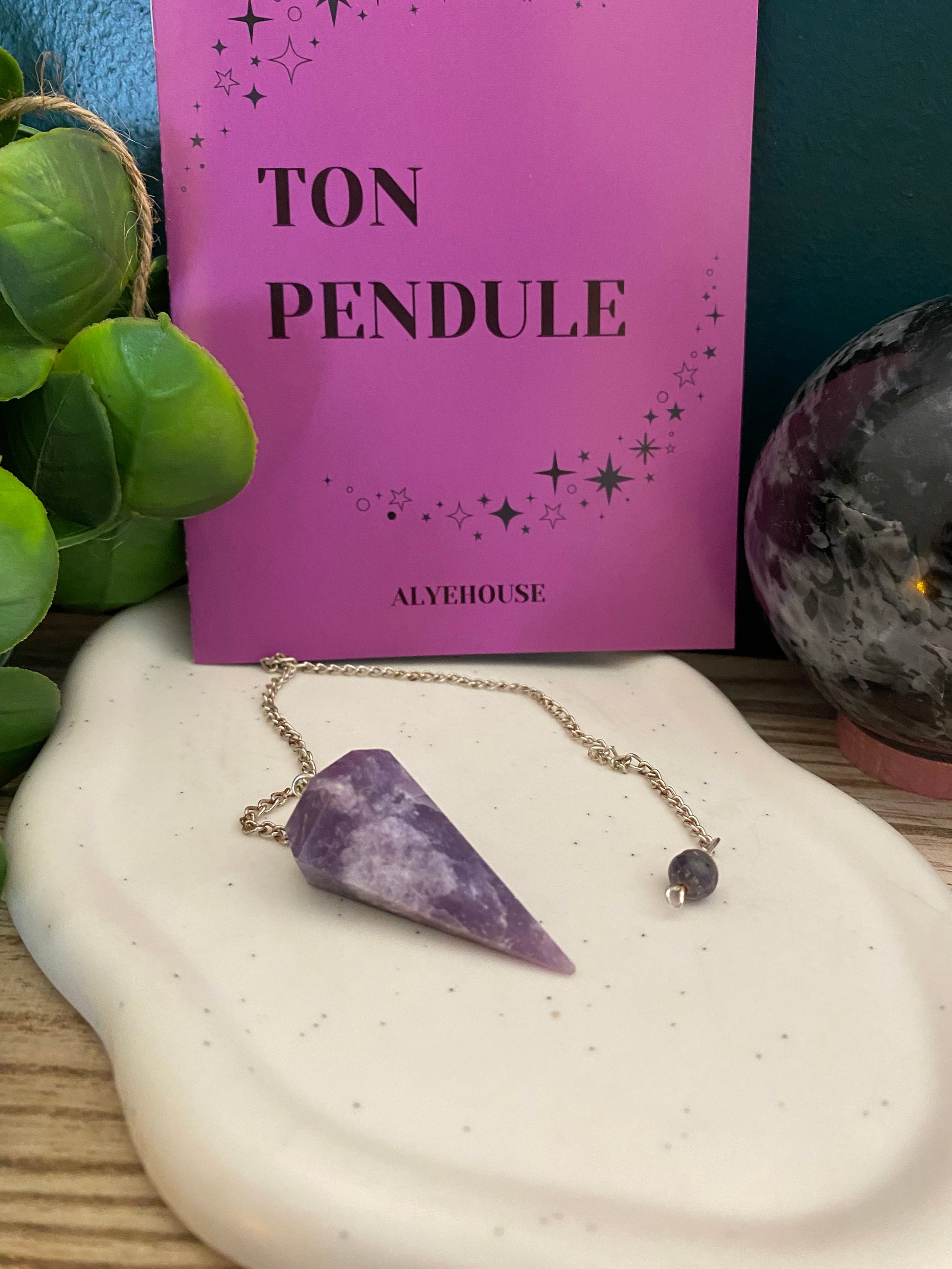 Pendule - Pierre Lépidolite