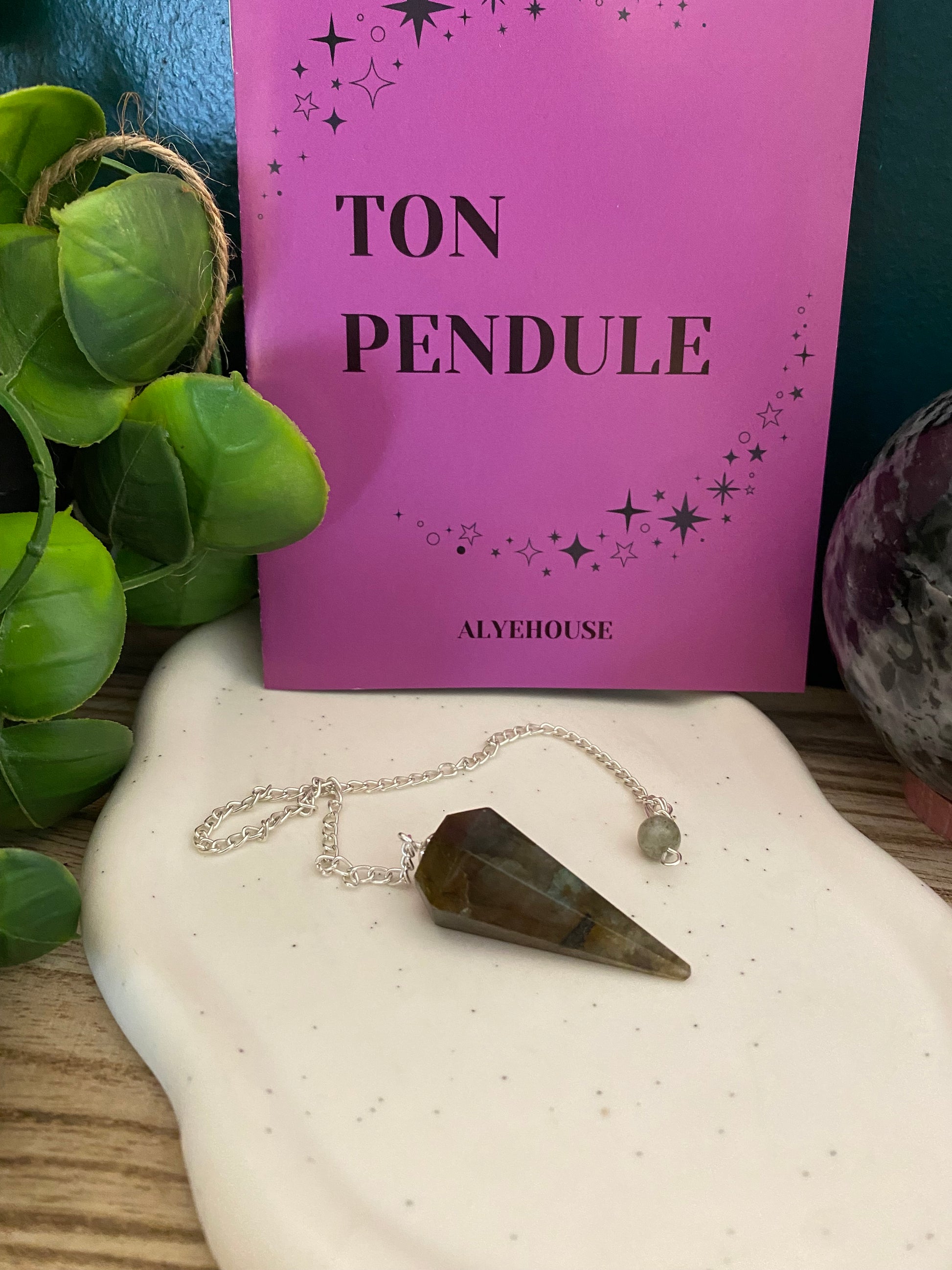 Pendule - Pointe Labradorite