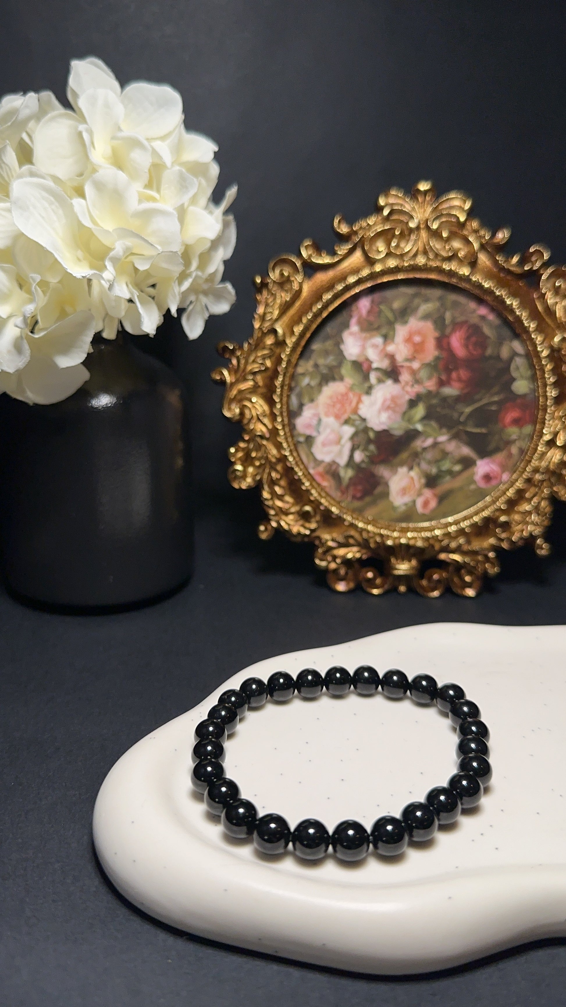 Bracelet Onyx noir - Homme - Protection & ancrage