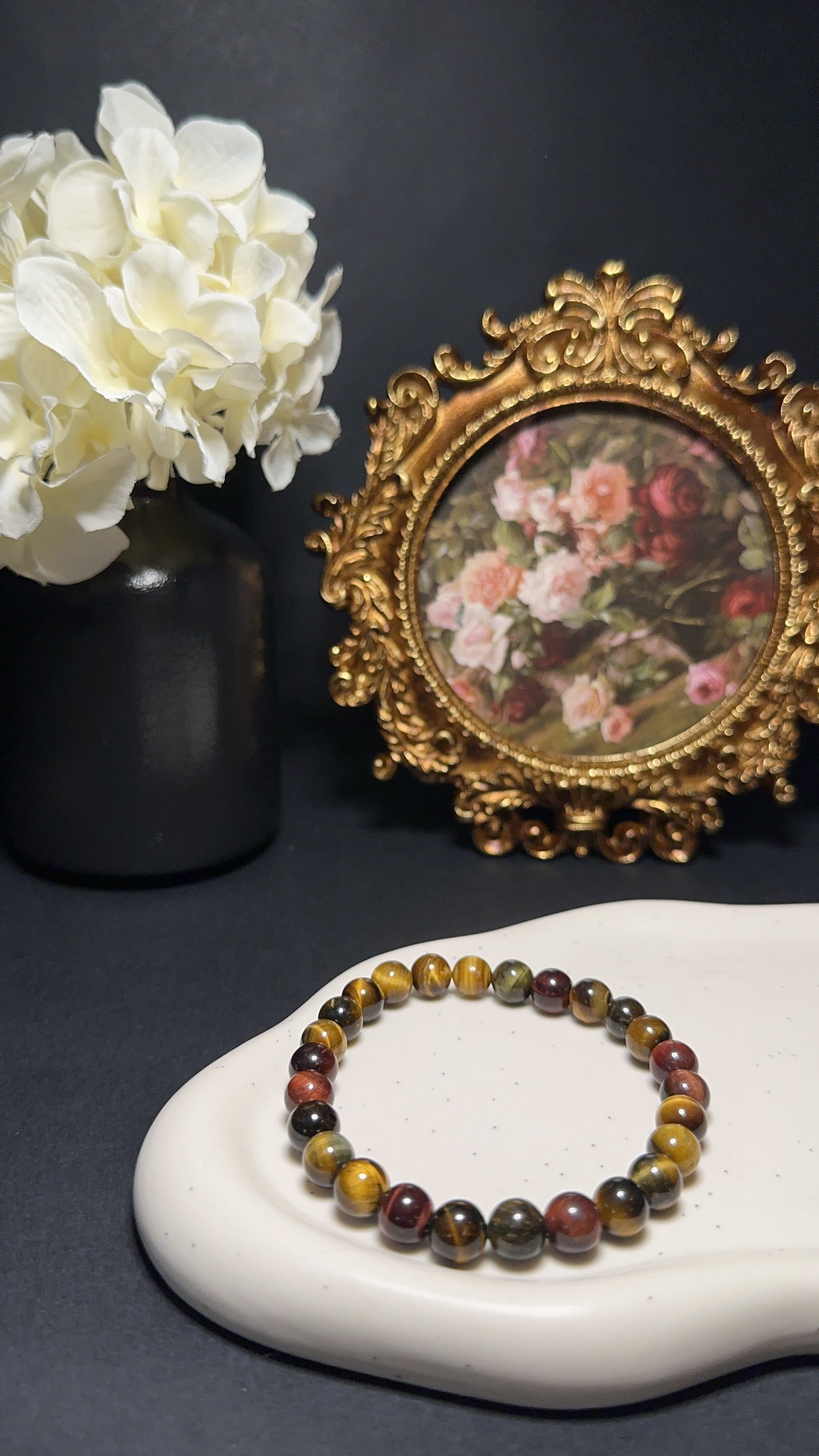 Bracelet Oeil de tigre - Homme - Force, courage & ancrage