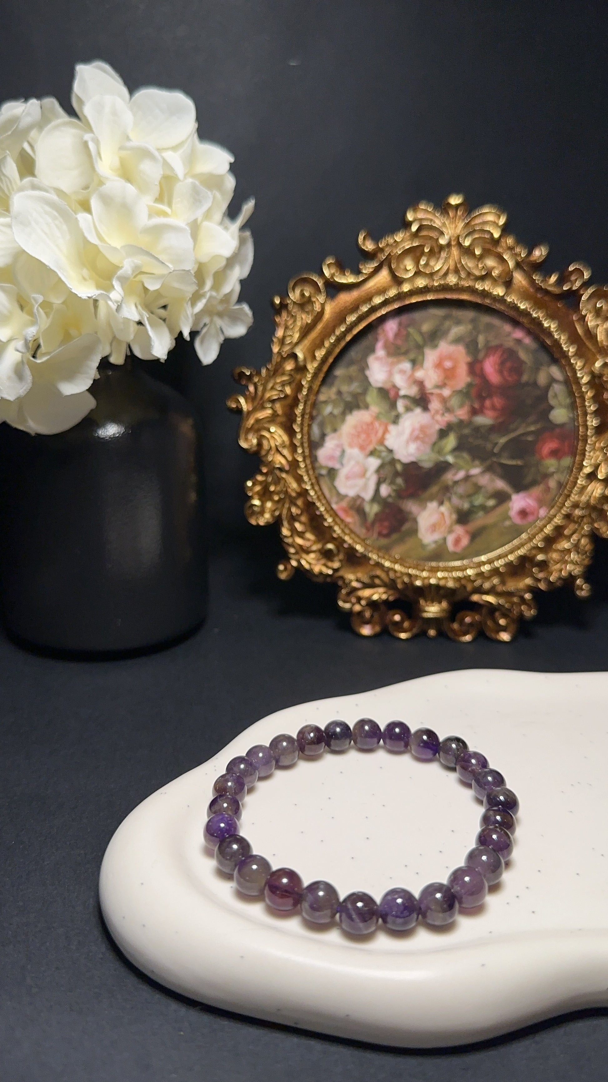 Bracelet améthyste Homme - Apaisement, Intuition et Anti stress