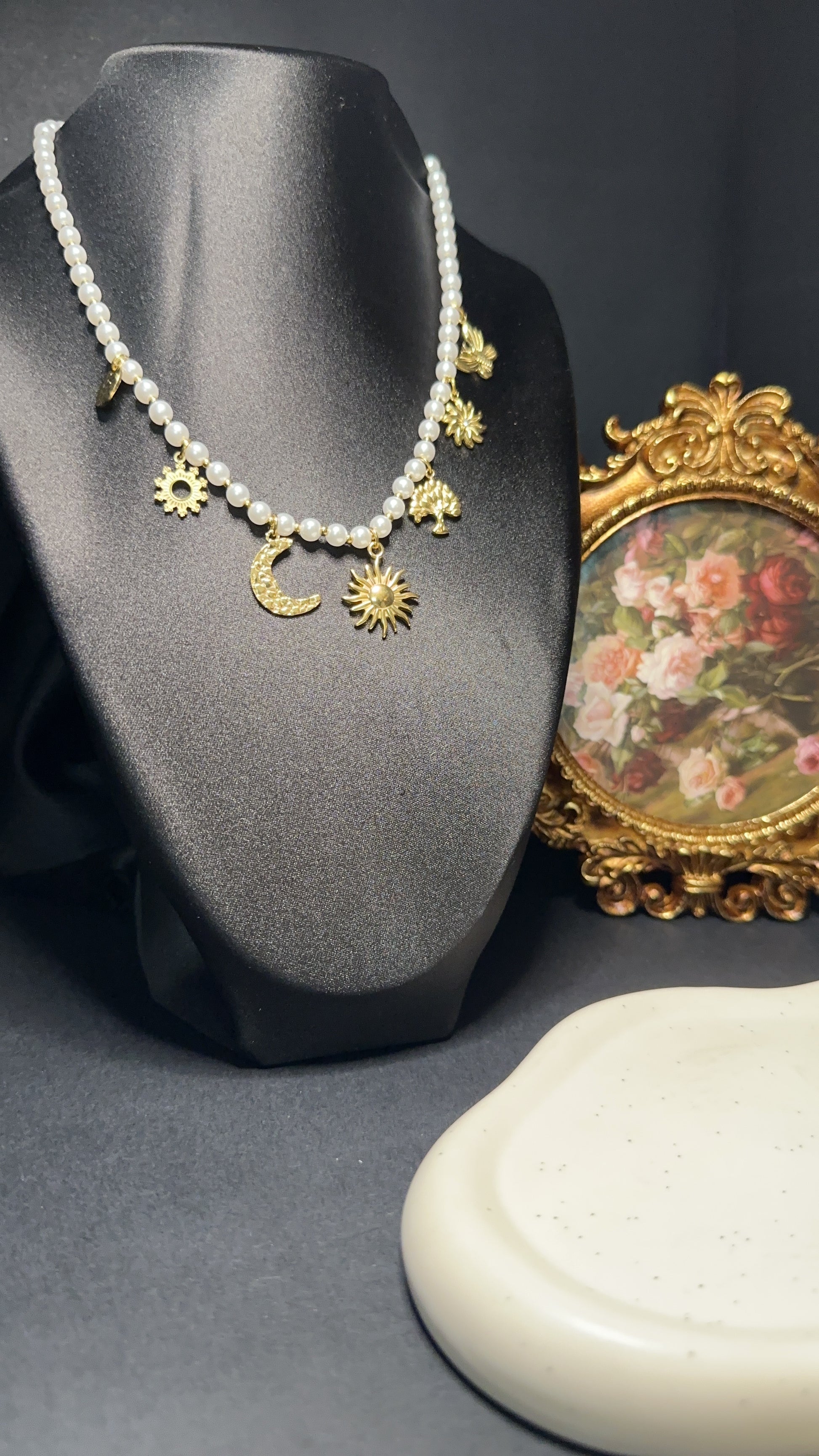 Collier en nacre "Lyria" - Equilibre, harmonie & cycle