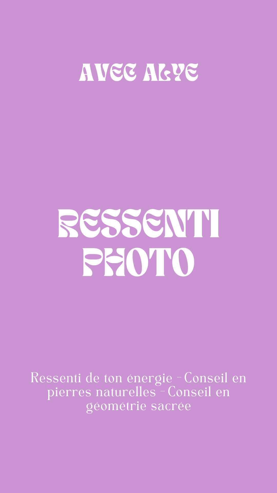 Mon ressenti avec ta photo personnalisé par Alye