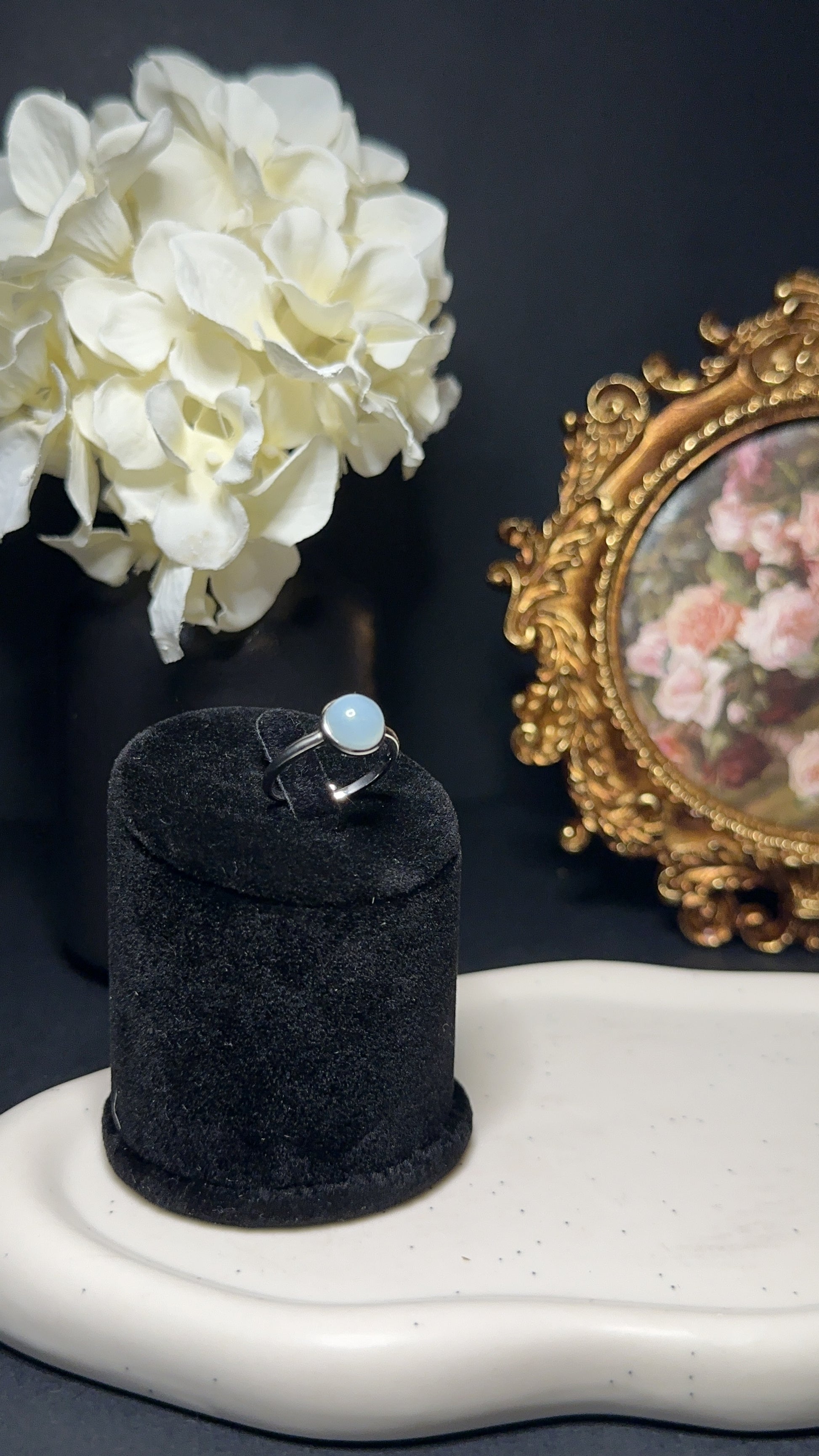 Bague en Aigue Marine - Tranquillité, expression de soi & intuition