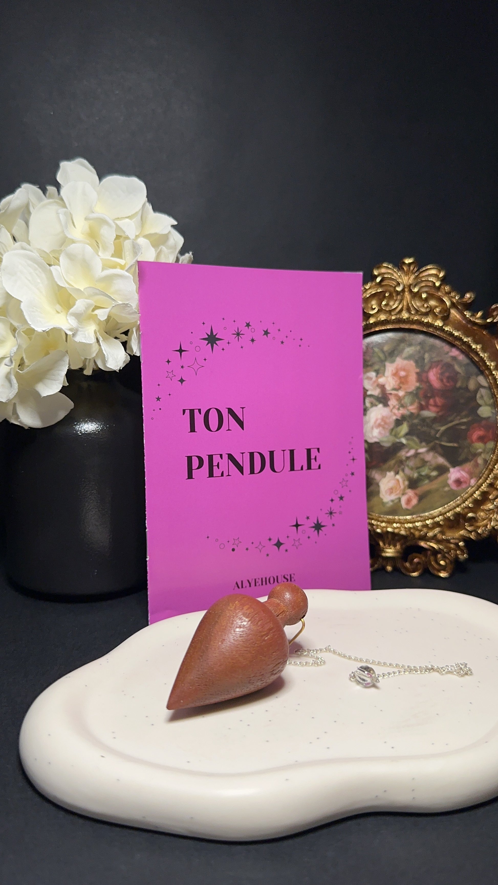 Pendule - Lucy en bois (rond)