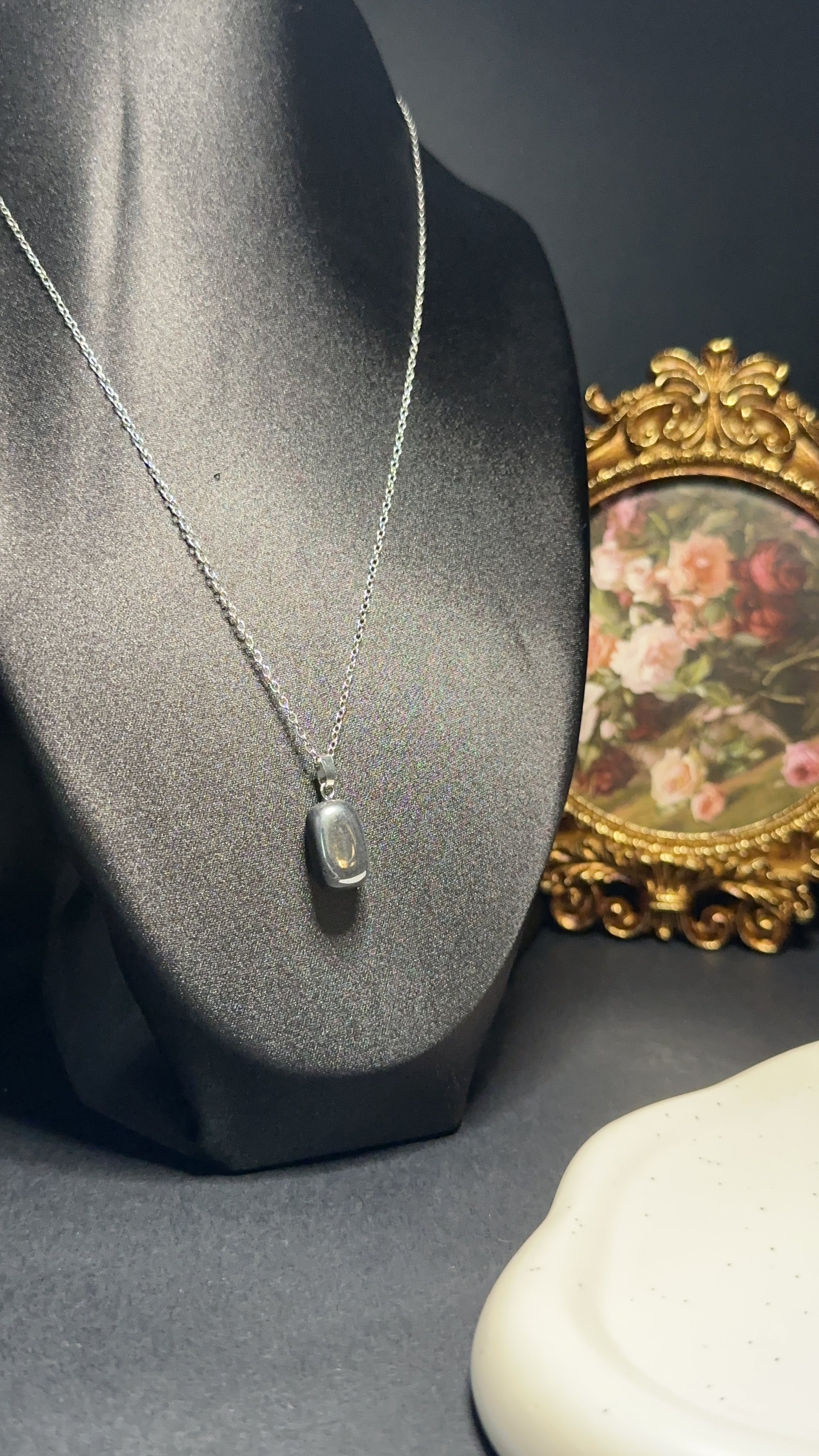 Collier Hématite - Clarté mentale, ancrage & concentration