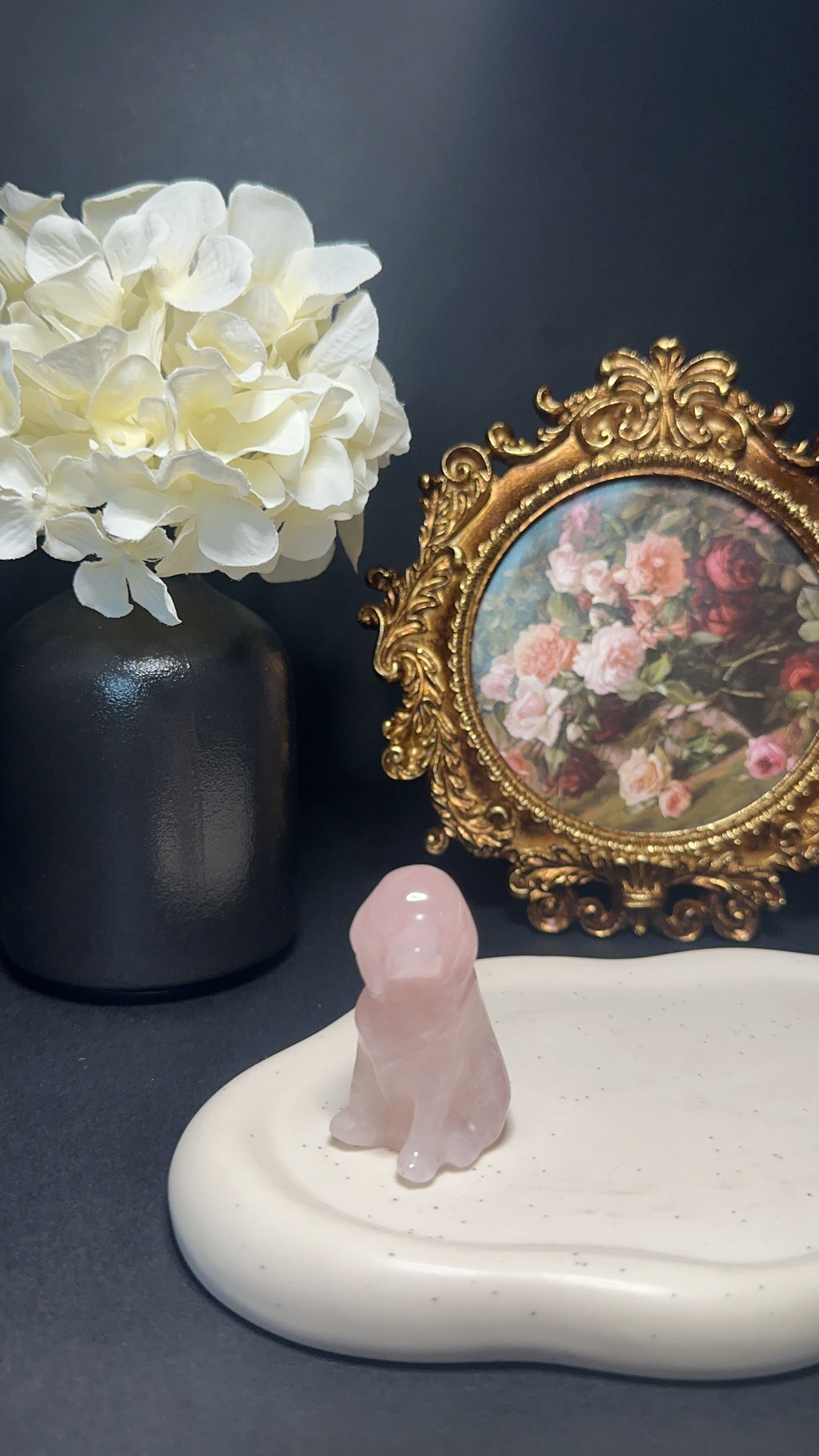 Labrador quartz rose – Fidélité, douceur & amour