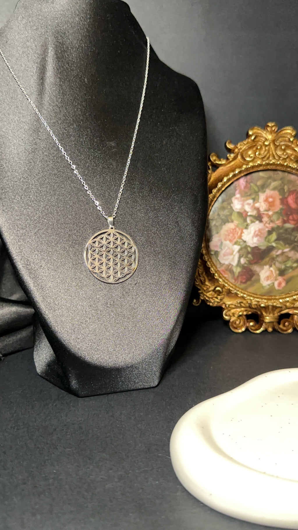 Collier fleur de vie - Harmonie, énergie & protection