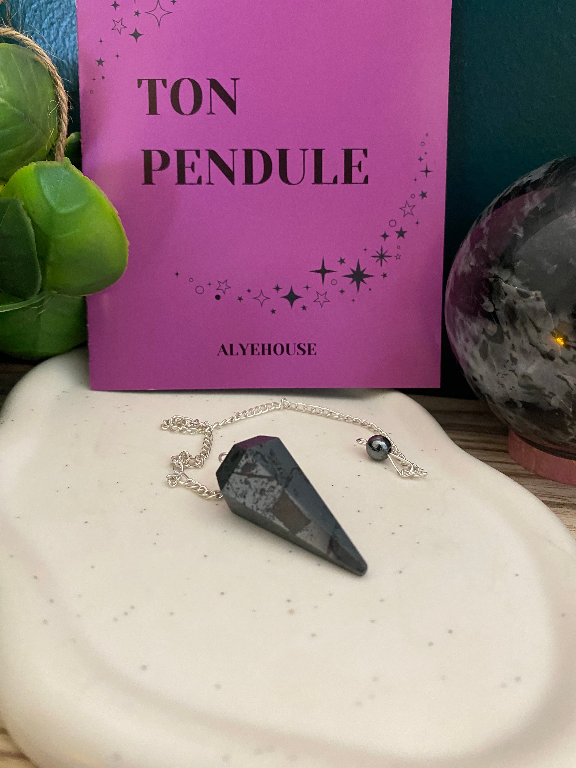 Pendule - Pierre Hématite