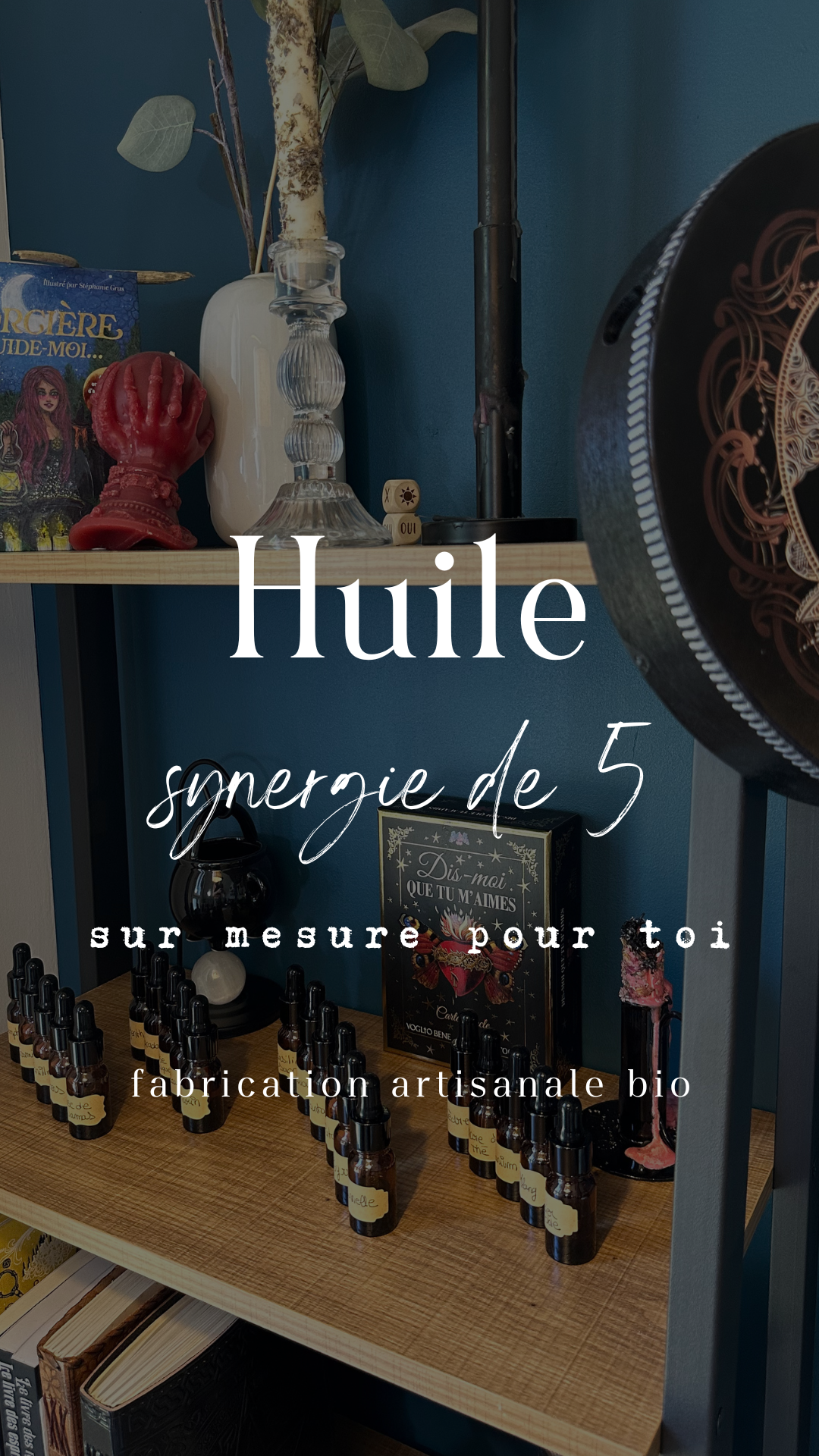 Synergie 5 huile sur mesure - Création unique rien que pour toi
