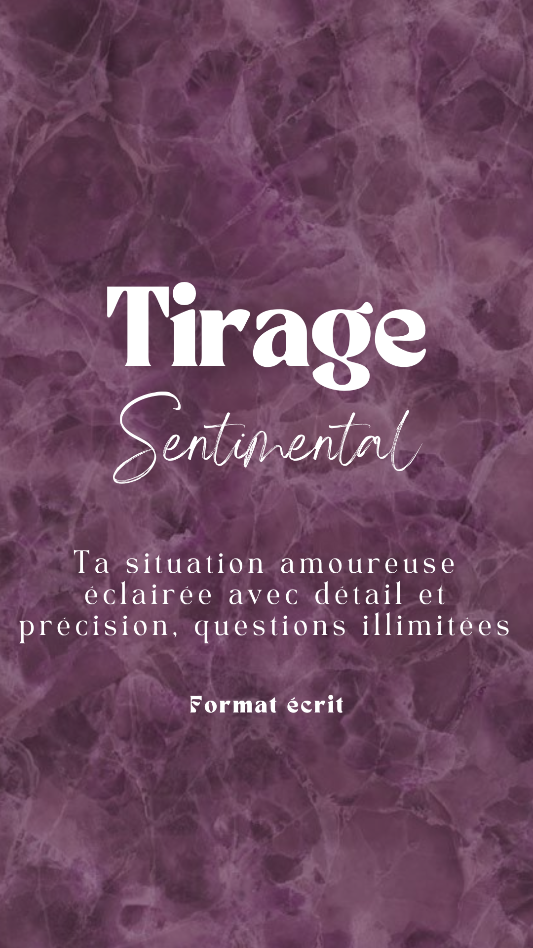 Tirage sentimental complet