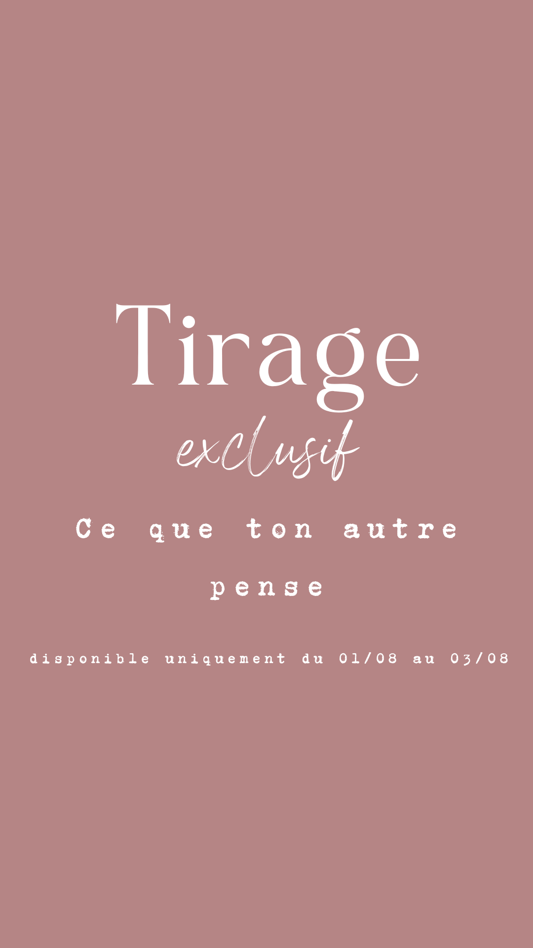 Ce que l’âme de ton autre ressent - Tirage & Canalisation d'âme