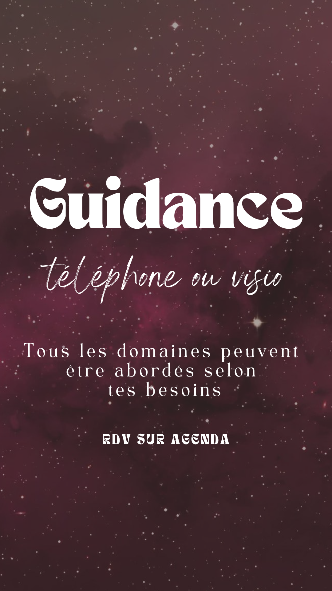 Guidance téléphonique ou visio