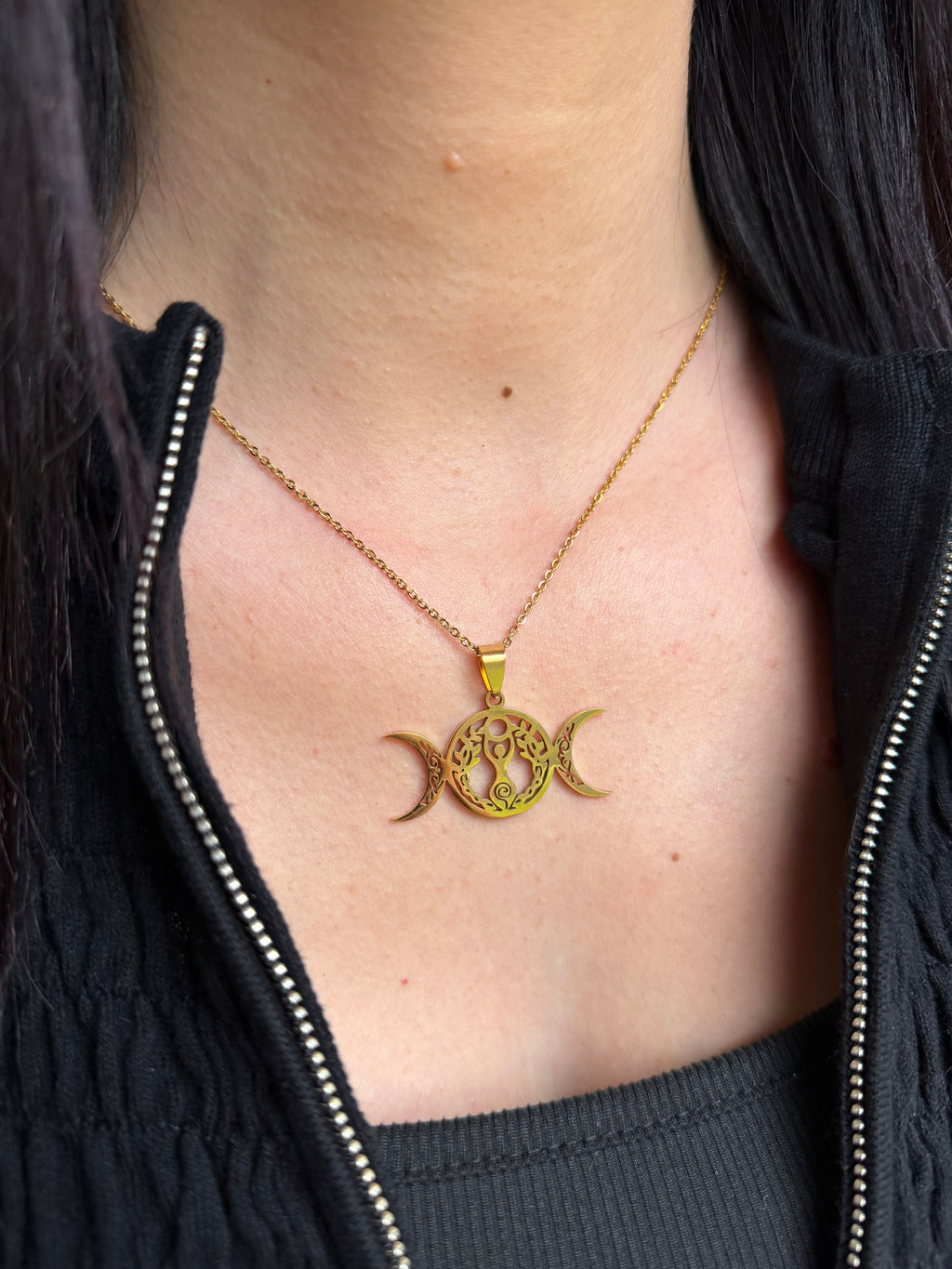 Collier “Lune & Alignement” – Connexion à soi et cycles sacrés