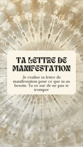 Lettre de Manifestation personnalisée - Par Alye