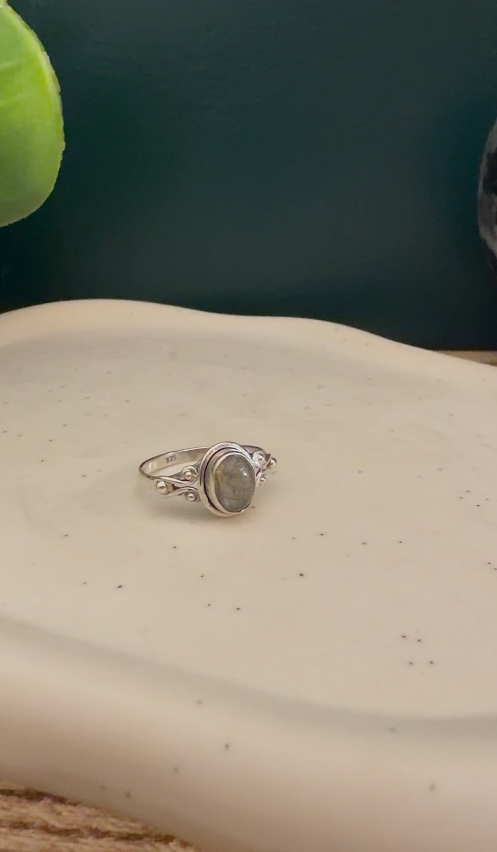 Bague Argent & Labradorite - Protection & Communication