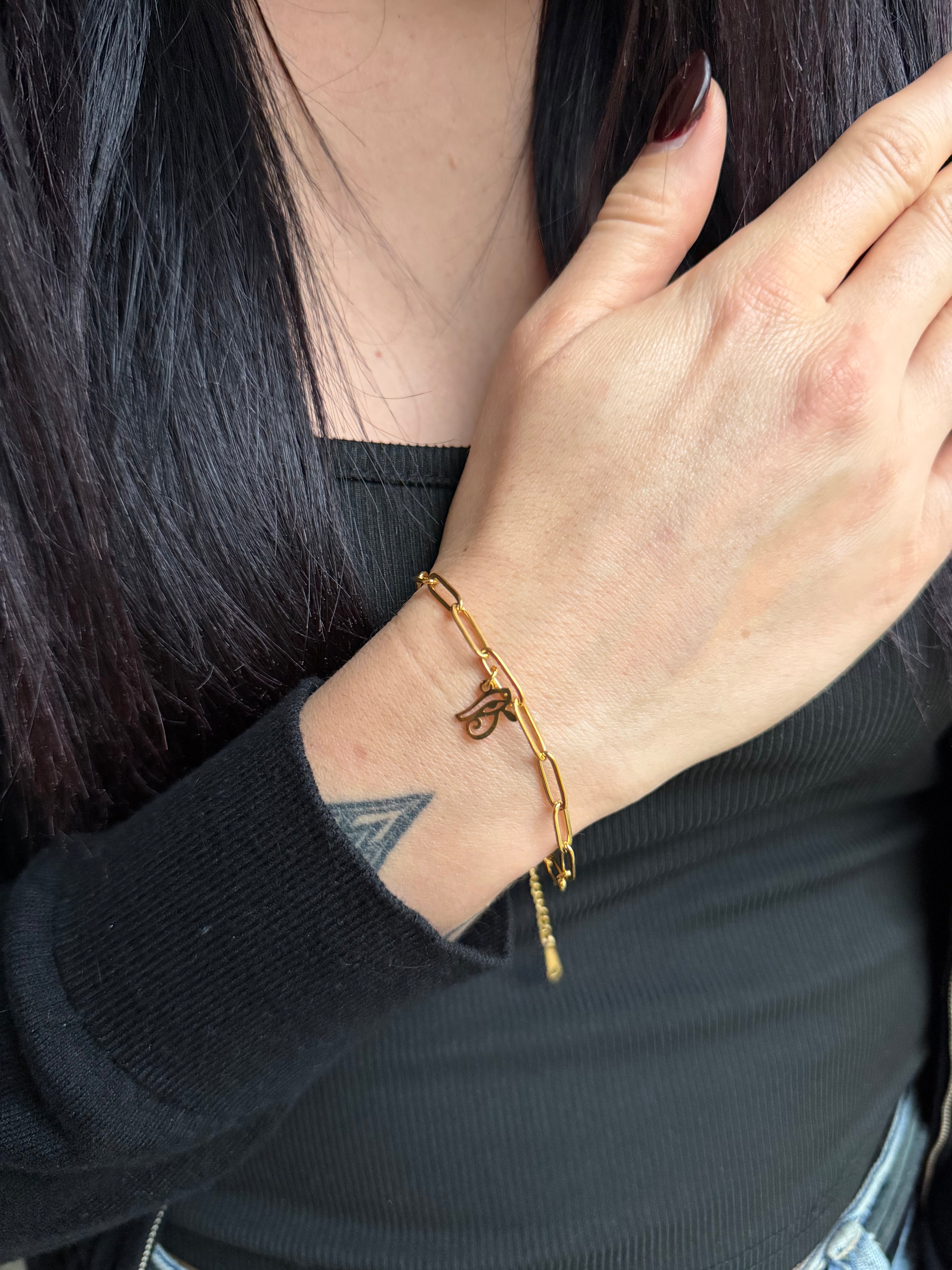 Bracelet Œil d’Horus – Protection, Clairvoyance et Équilibre