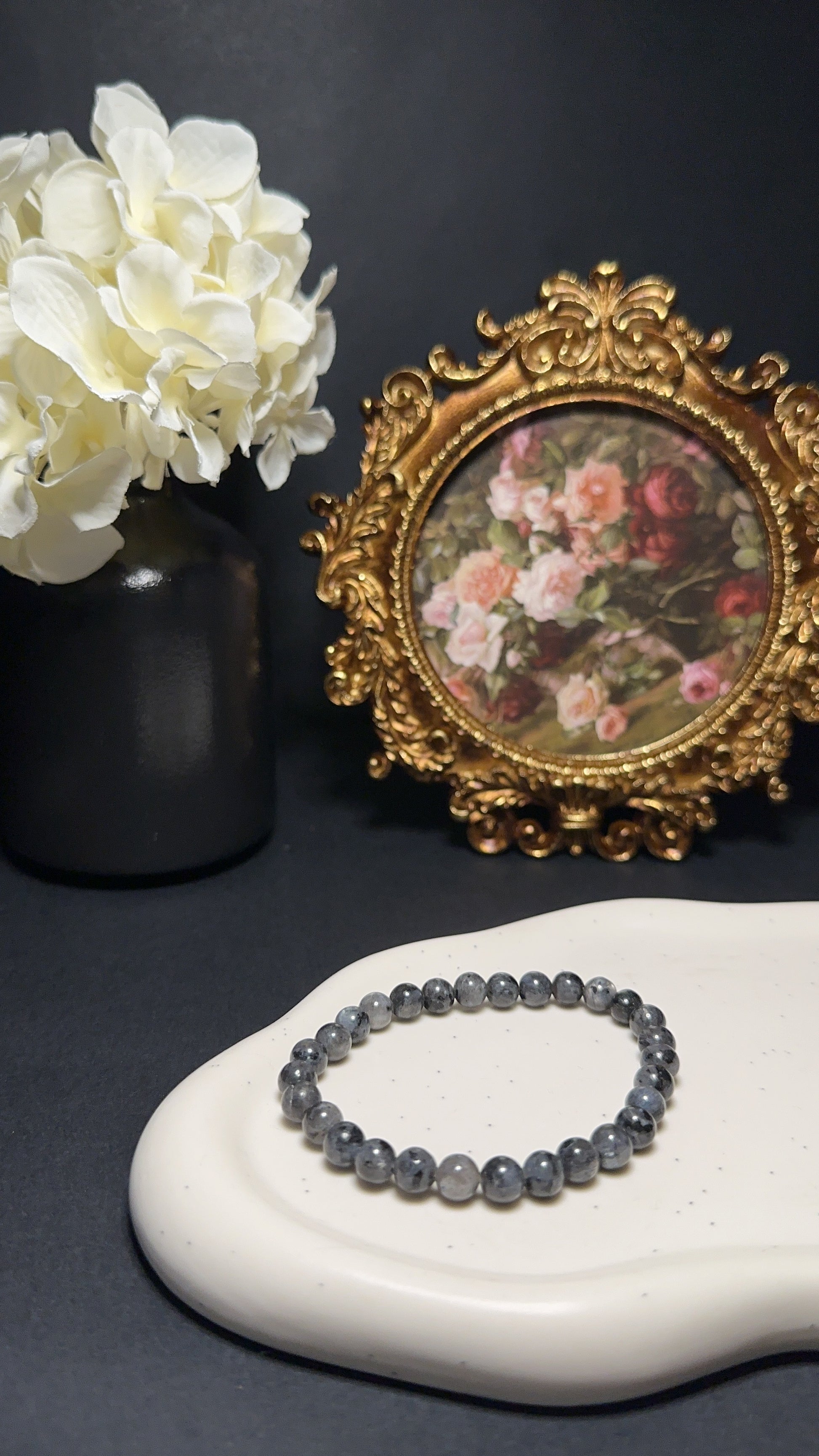 Bracelet Larvikite - Vision, ancrage & protection