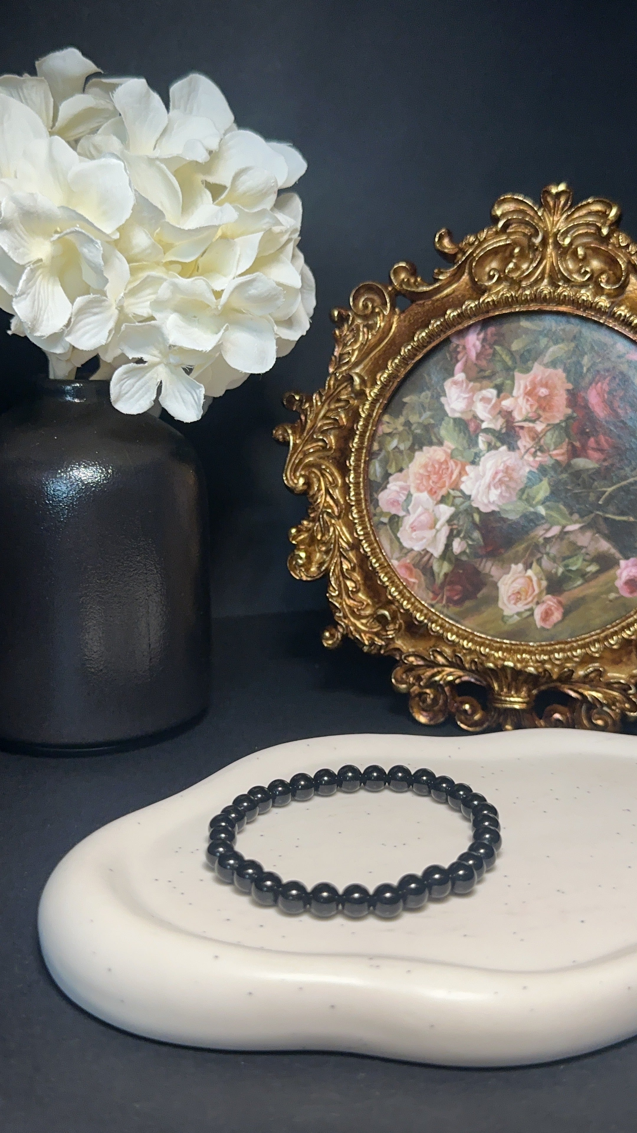 Bracelet Onyx noir - Protection & ancrage