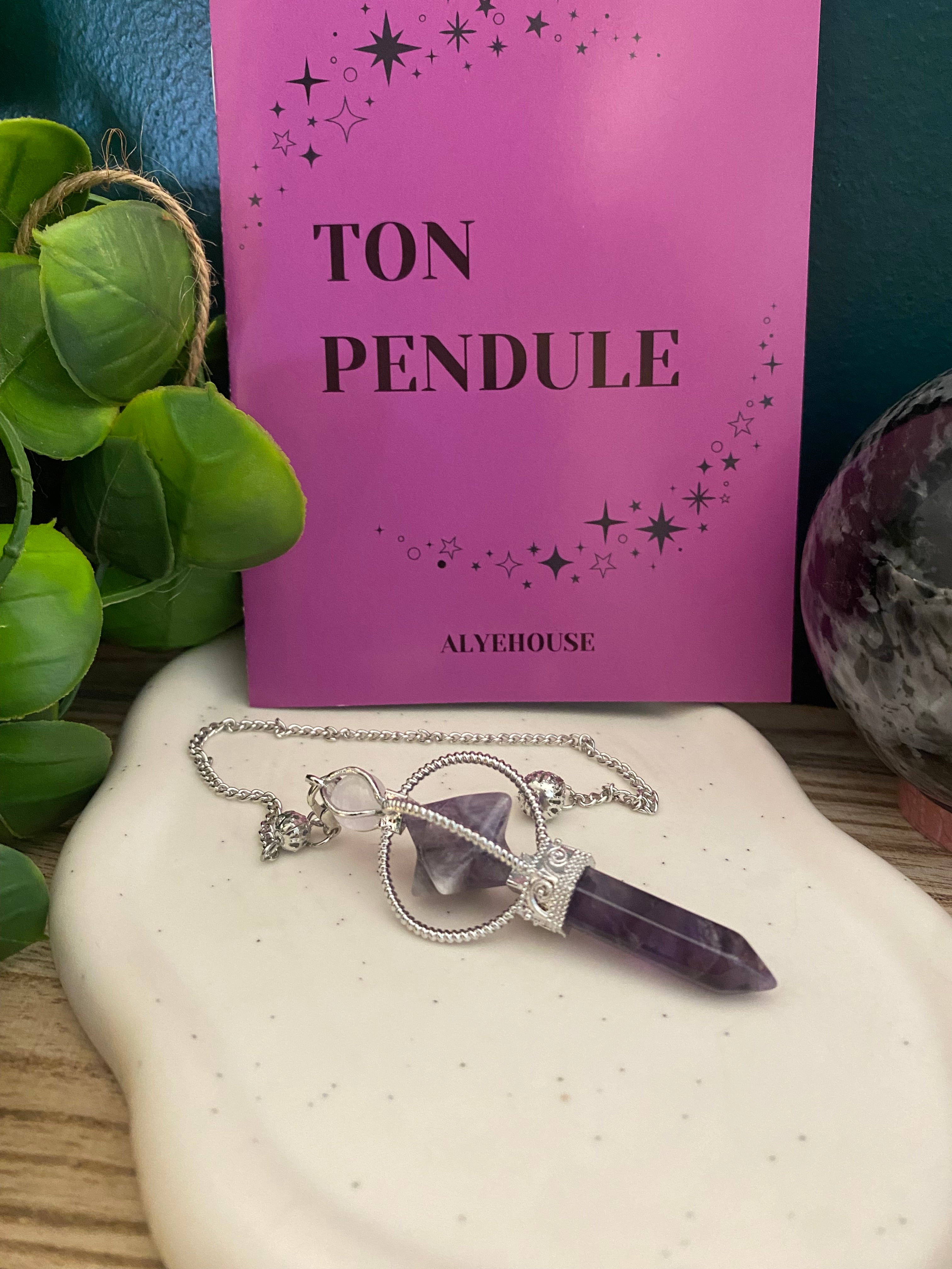 Pendule - Améthyste étoilé