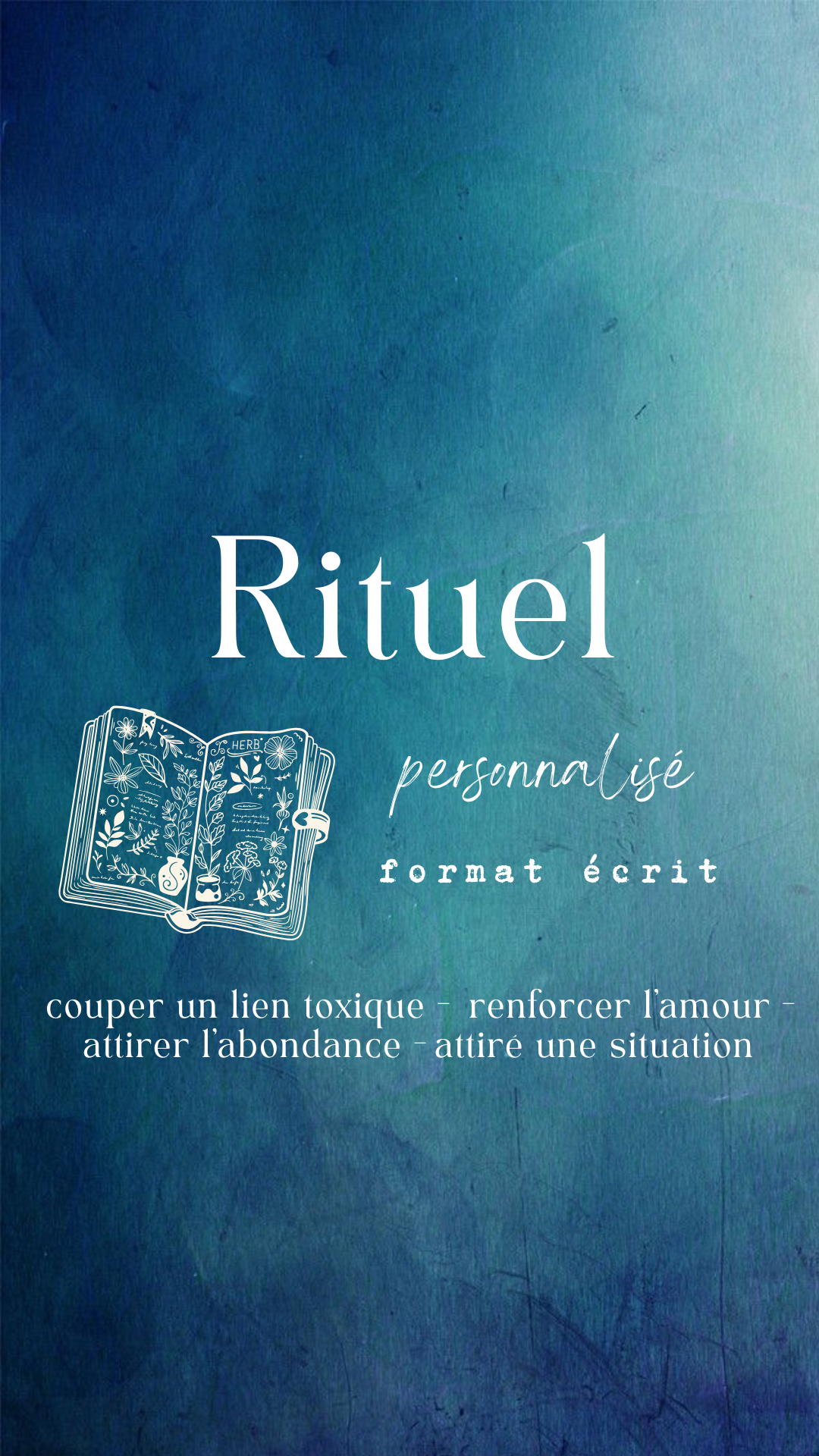 Ton Rituel Personnalisé, canalisé selon ta situation - par Alye
