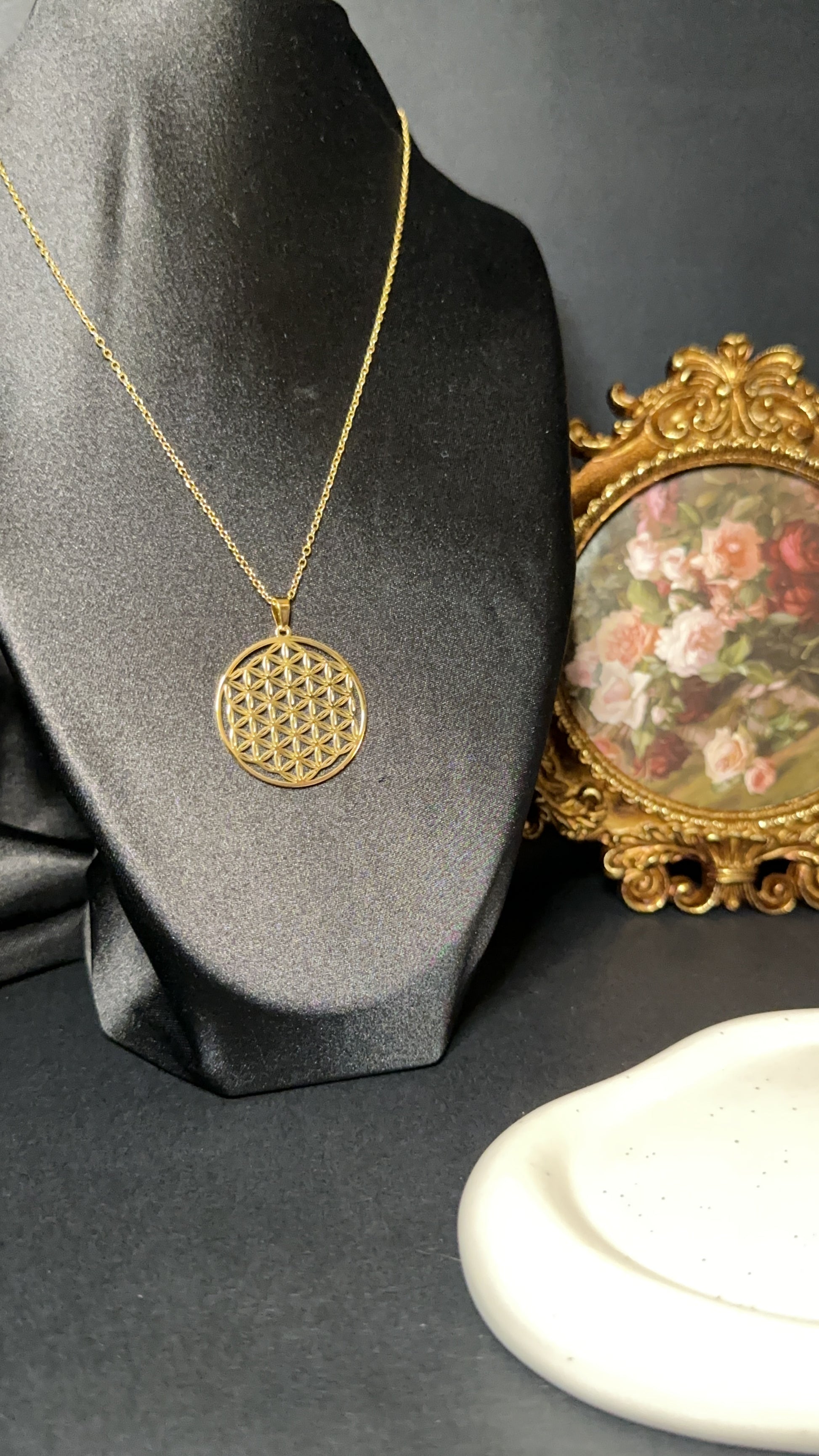 Collier fleur de vie - Harmonie, énergie & protection