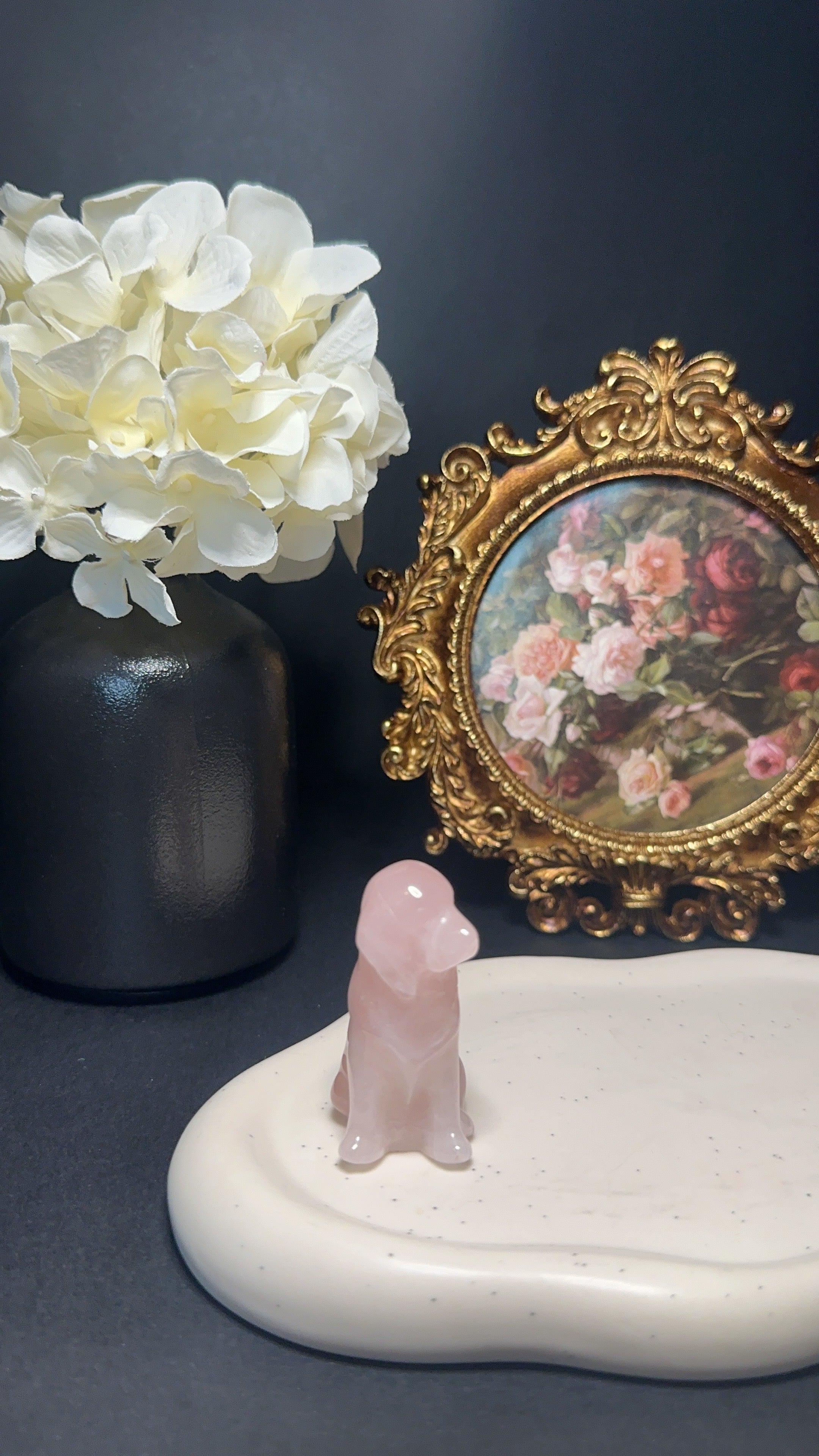 Labrador quartz rose – Fidélité, douceur & amour