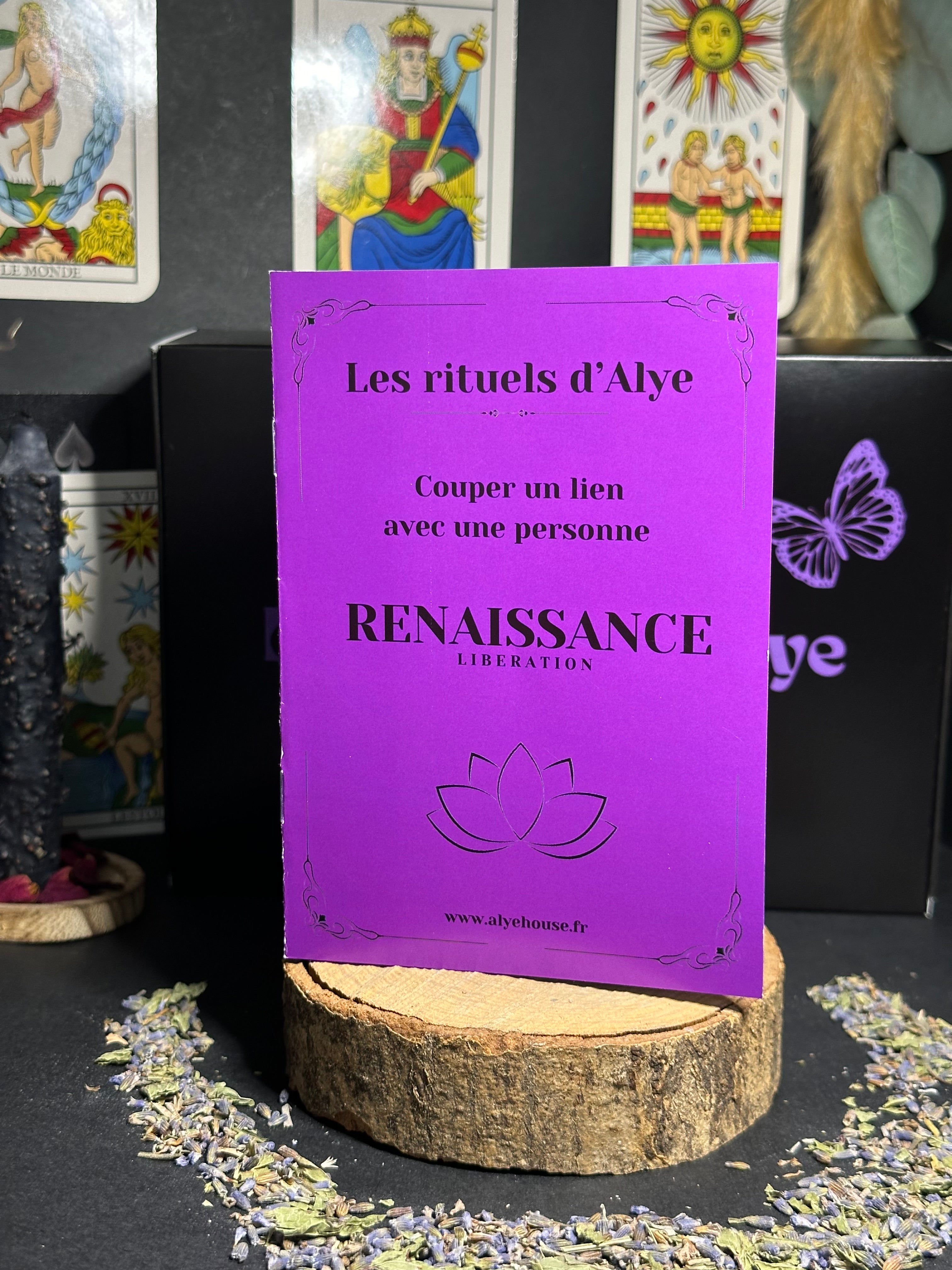 Box rituel - Renaissance, couper un lien avec une personne, une situation, un schéma répétitif, une souffrance