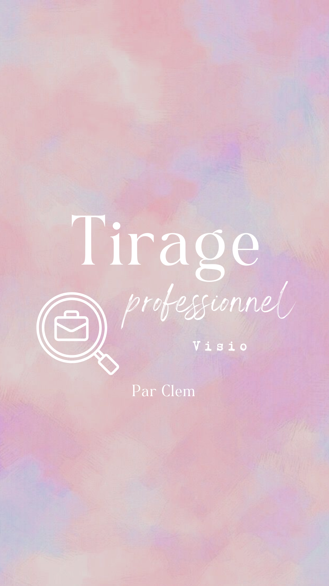 Tirage privé professionnel en visio - par Clem