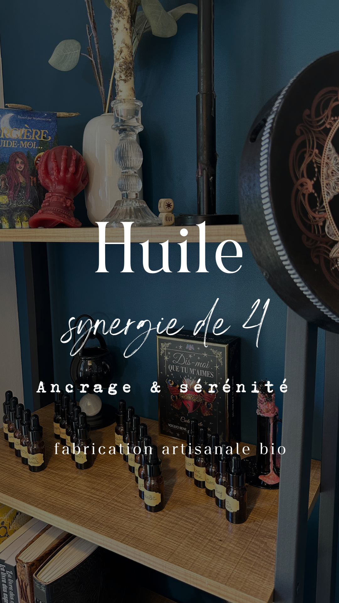 Synergie 4 huiles - Ancrage & Sérénité - Roll-on 10 ml