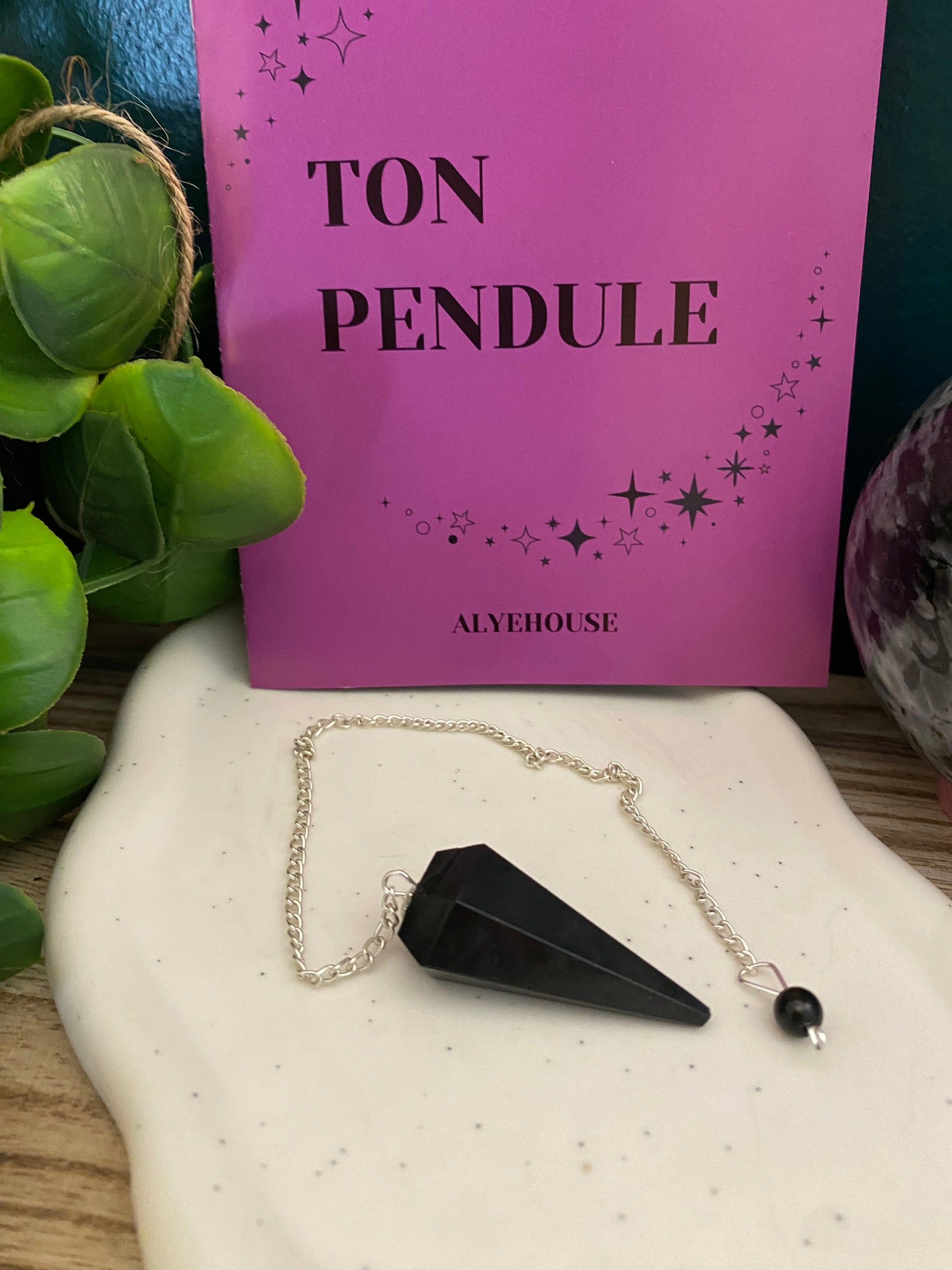 Pendule - Pierre Tourmaline noire