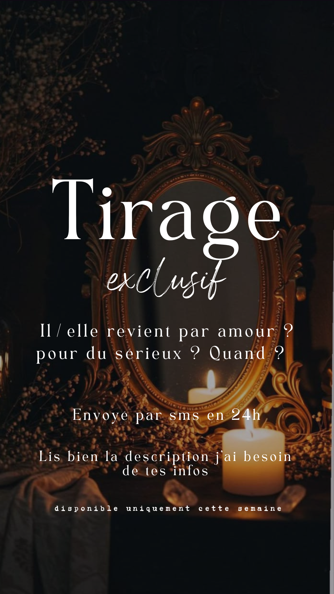 Tirages et soins exclusifs
