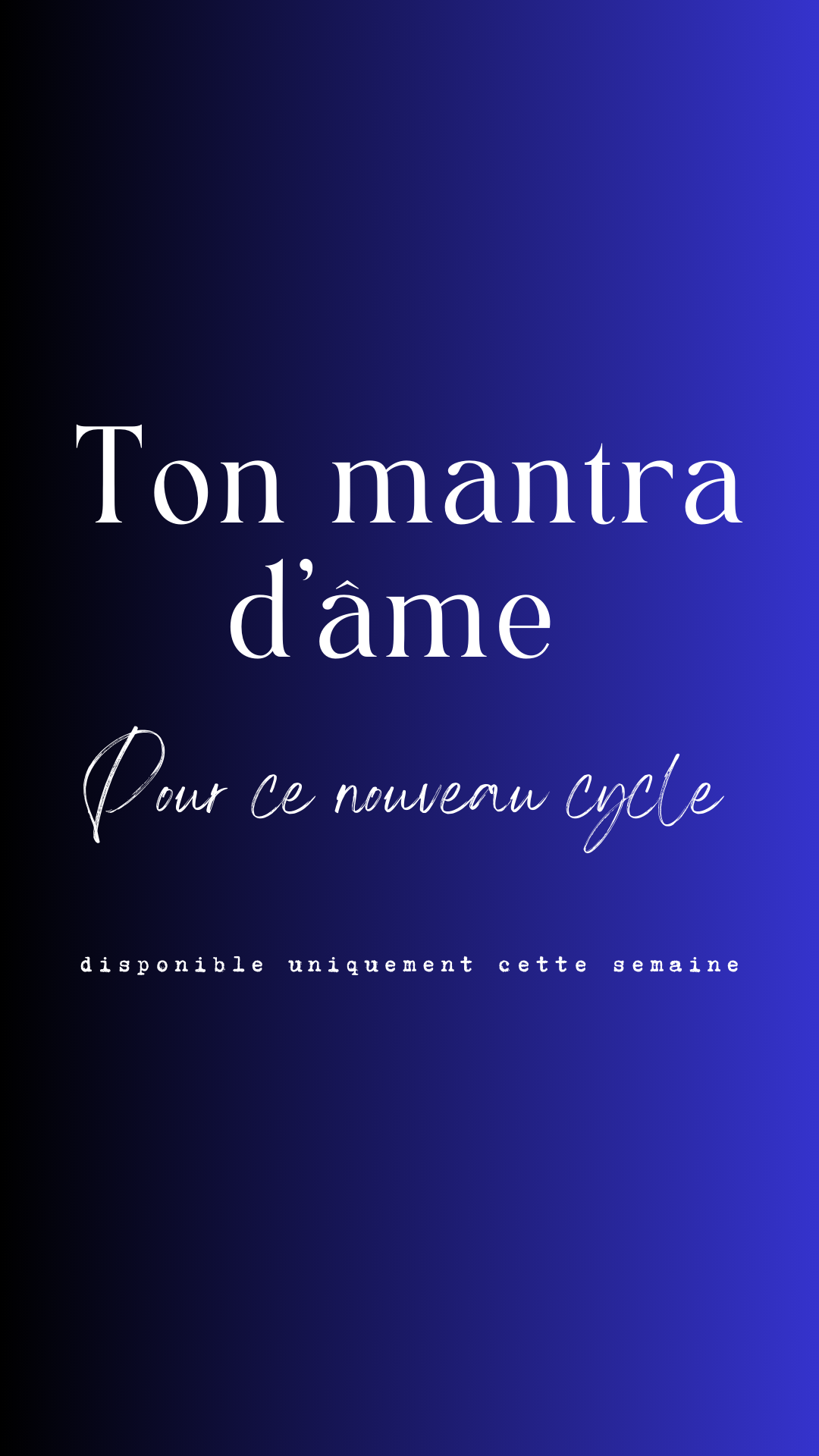 Exclusif semaine - Ton mantra d’âme pour le portail du 10/10