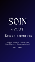 Soin Retour amoureux (en couple, séparé, célibataire) vidéo 1h17