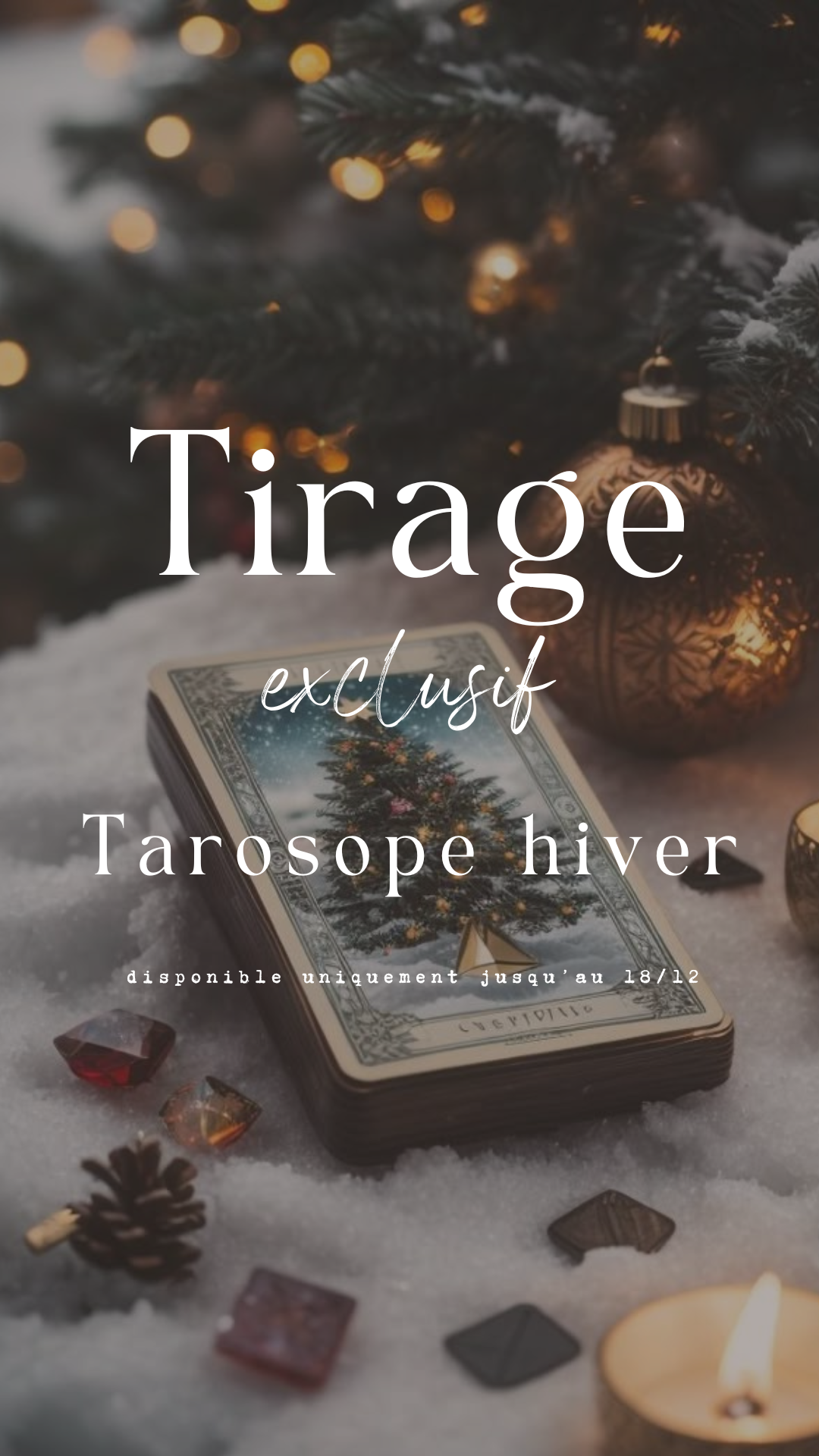TAROSCOPE HIVER - Découvre tout que ce nouveau sabbat veux te dire sur l'amour, l'argent, la famille...