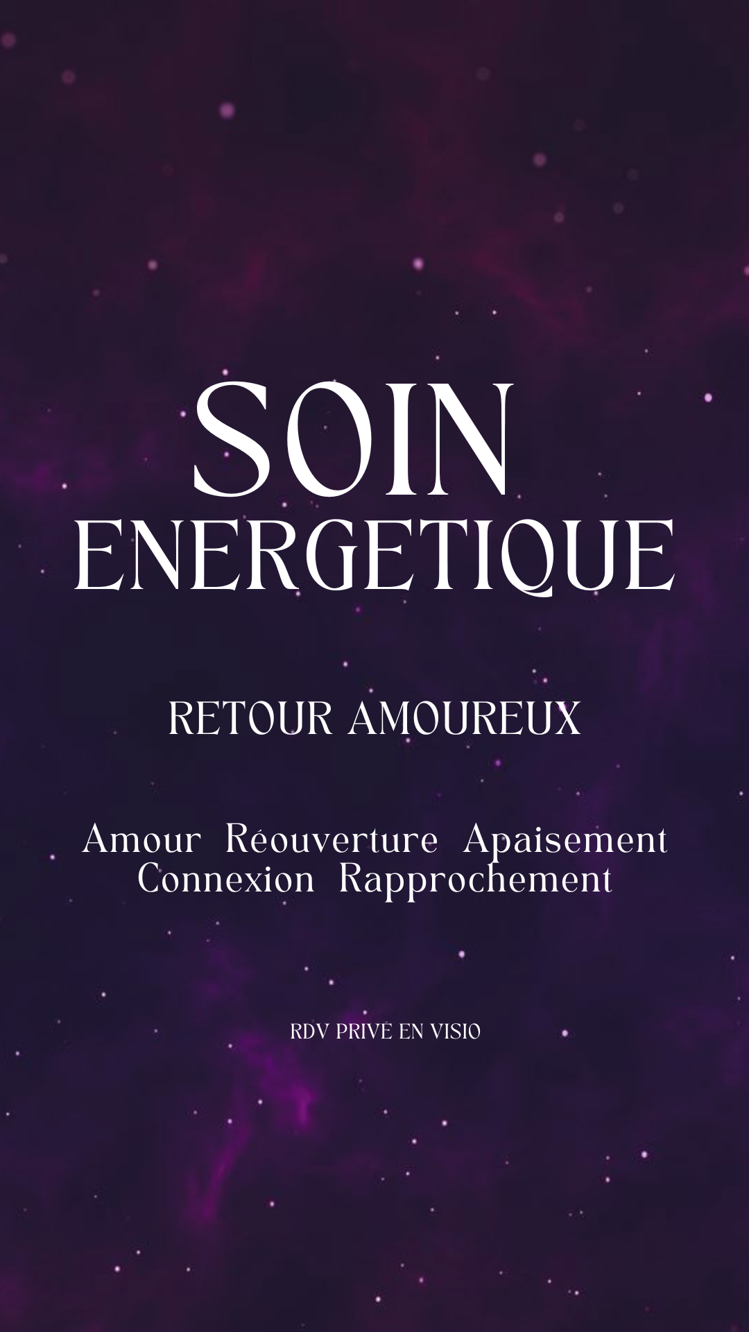 Soin énergétique  Retour Amoureux (sacré et respectueux)