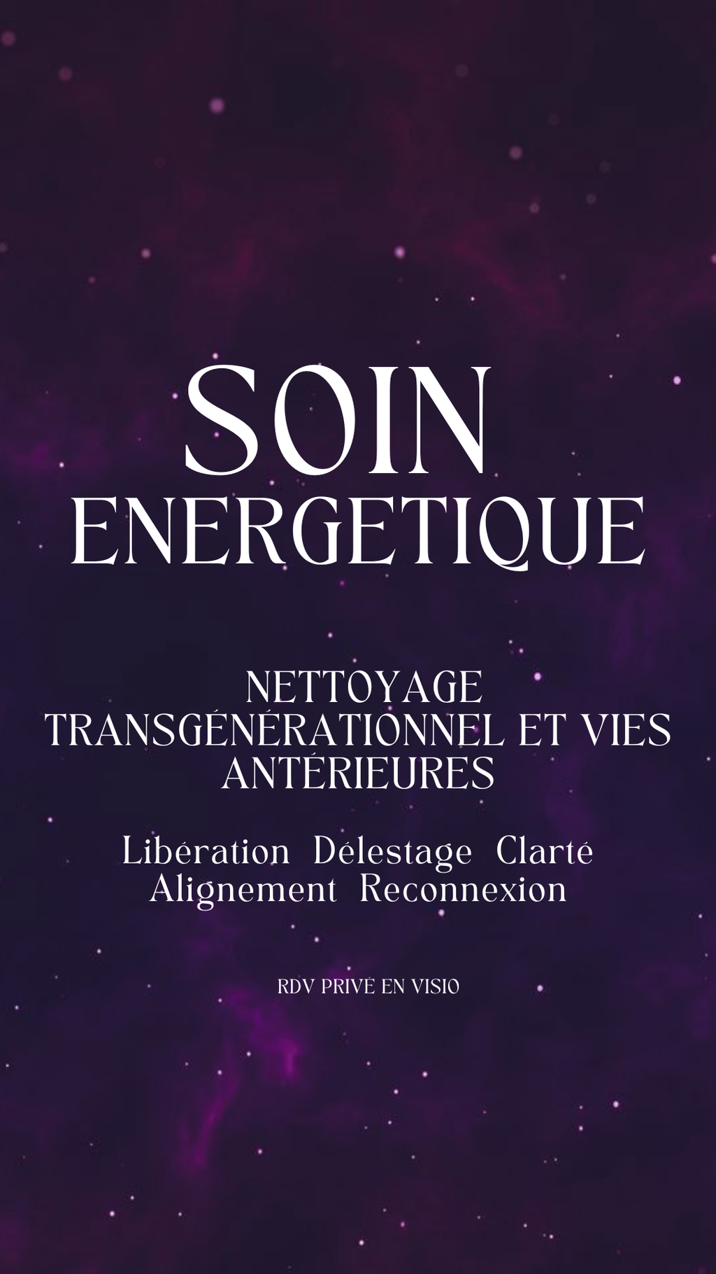 SOIN ÉNERGÉTIQUE NETTOYAGE TRANSGÉNÉRATIONNEL ET VIES ANTÉRIEURES