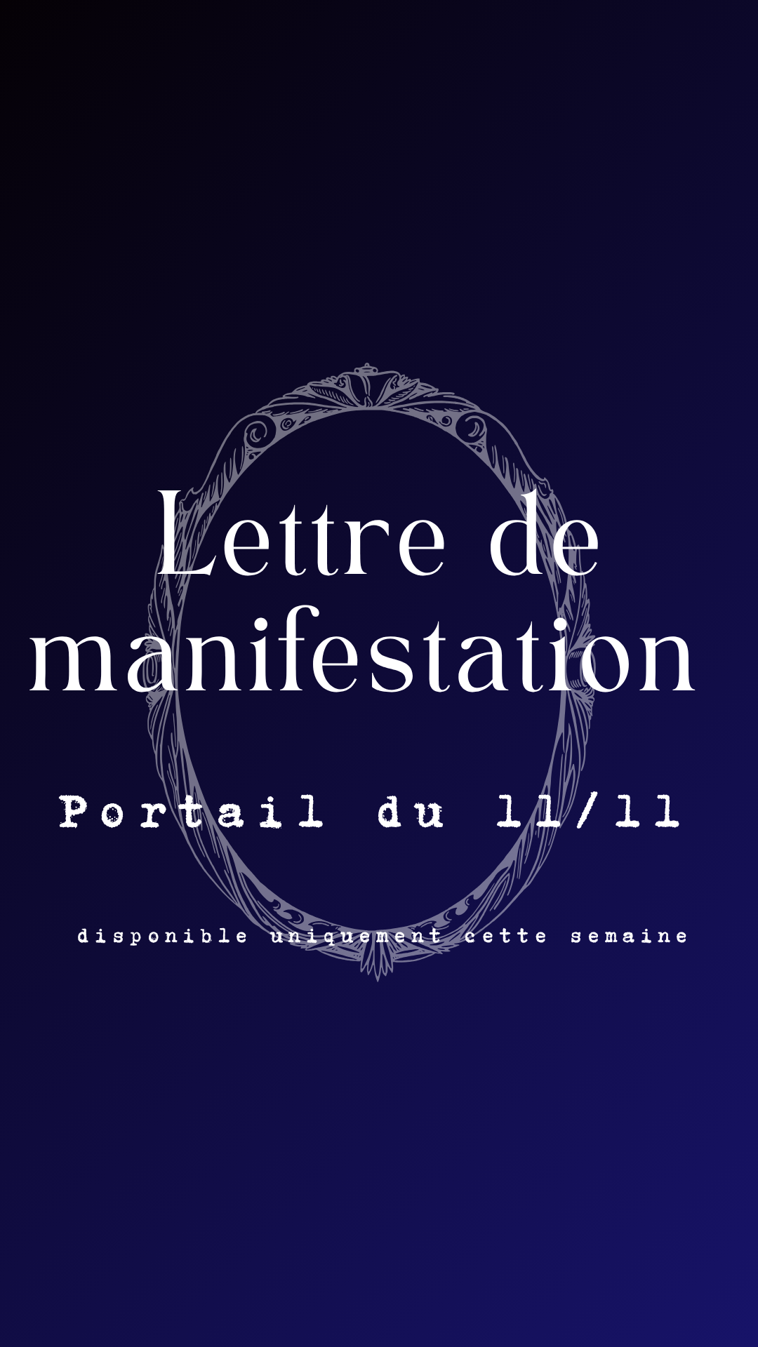 Exclusif semaine - J’écris ta lettre de manifestation pour le portail énergétique du 11/11