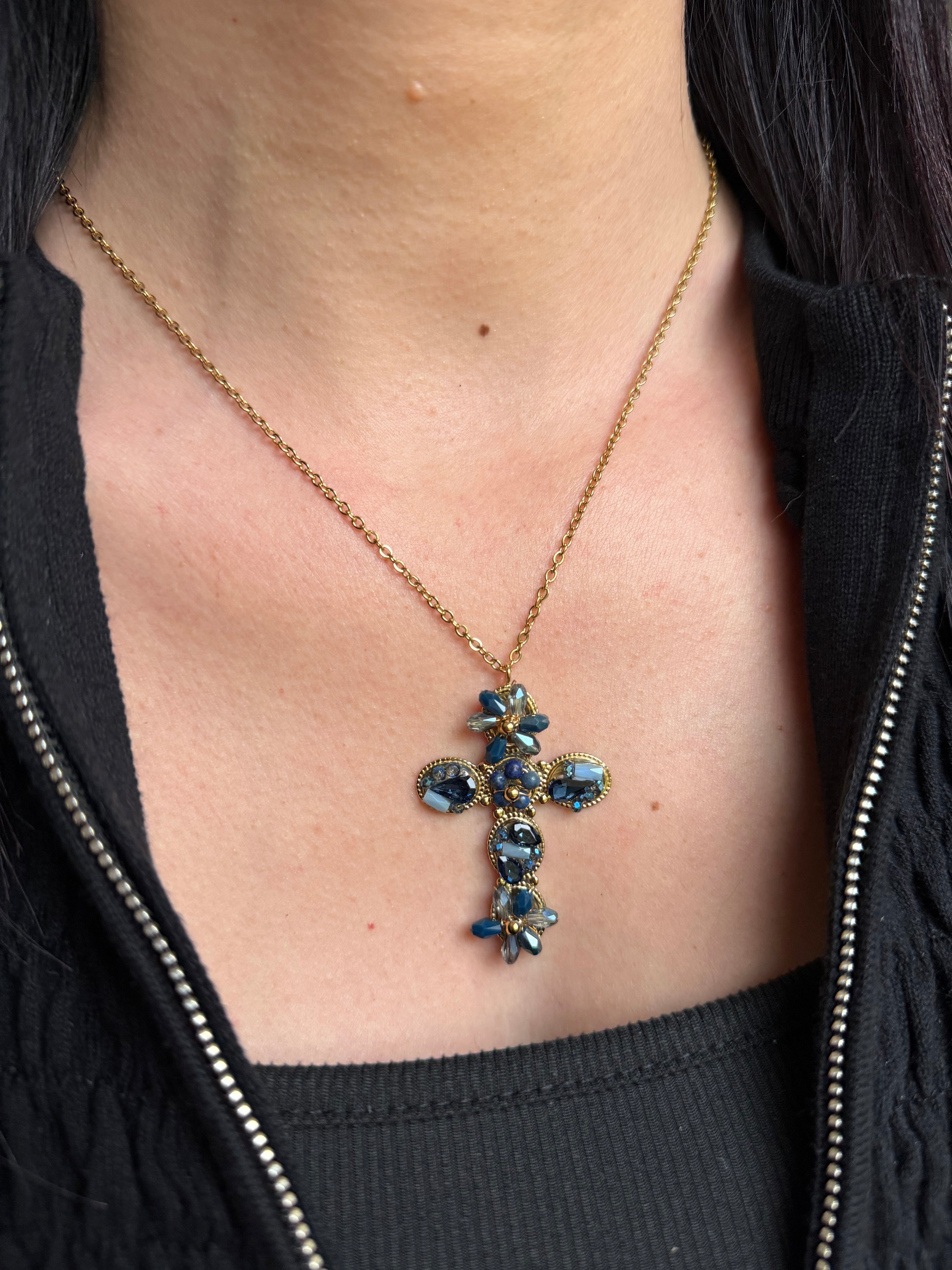 Collier “Foi Céleste” – Lumière et protection divine