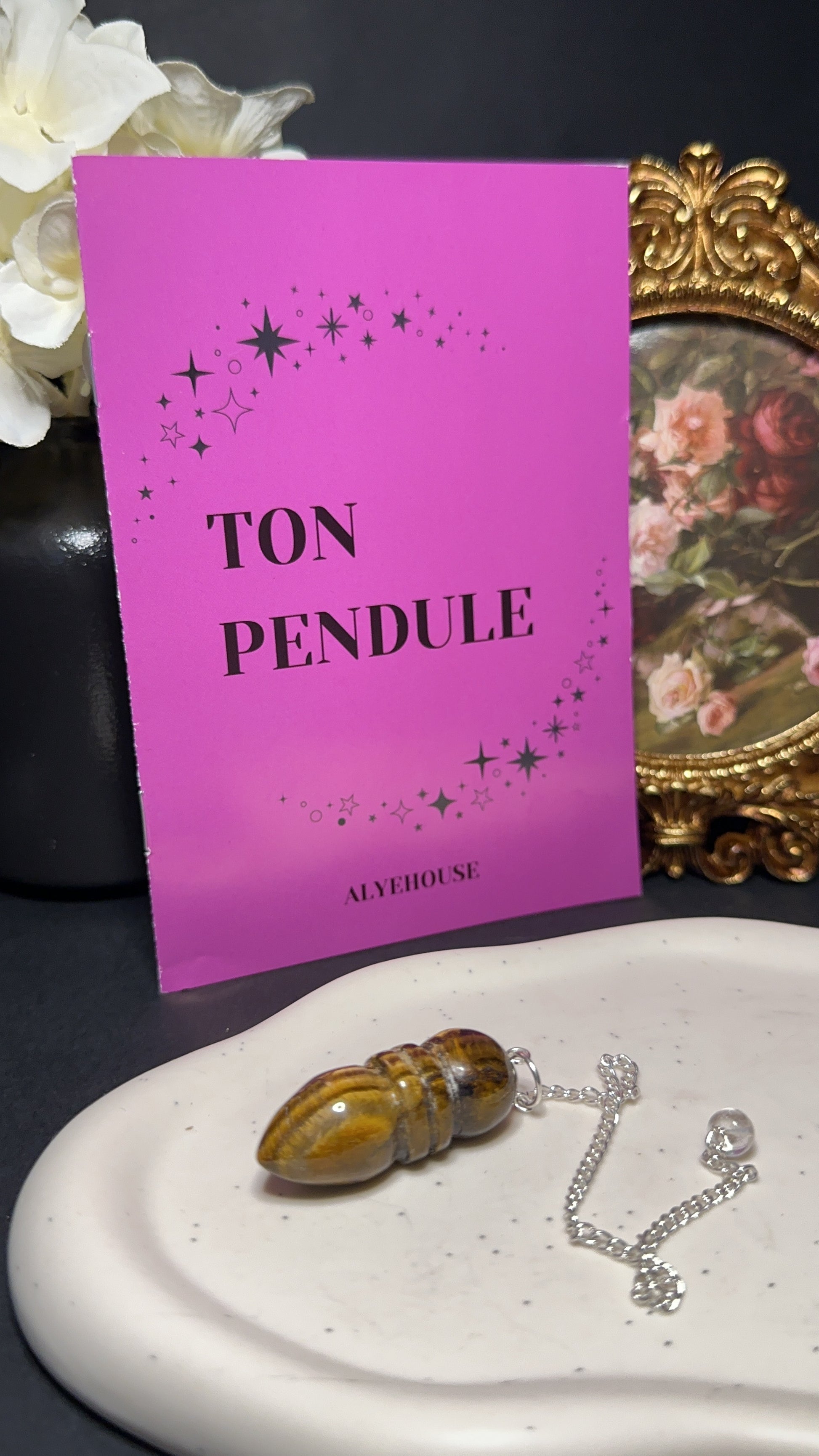 Pendule - Thot Oeil de tigre