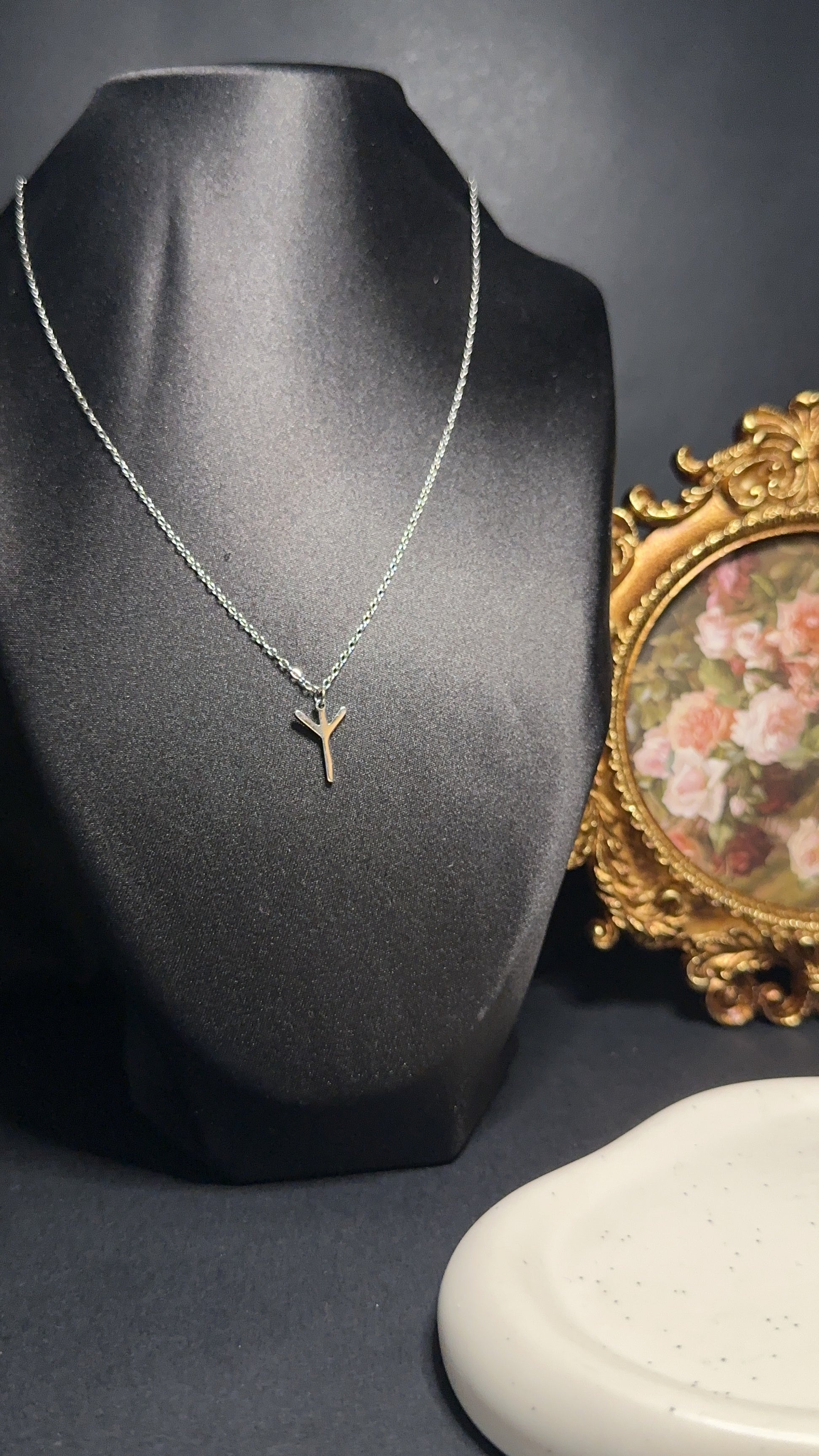 Collier Rune Algiz – Protection, Force & Connexion Spirituelle