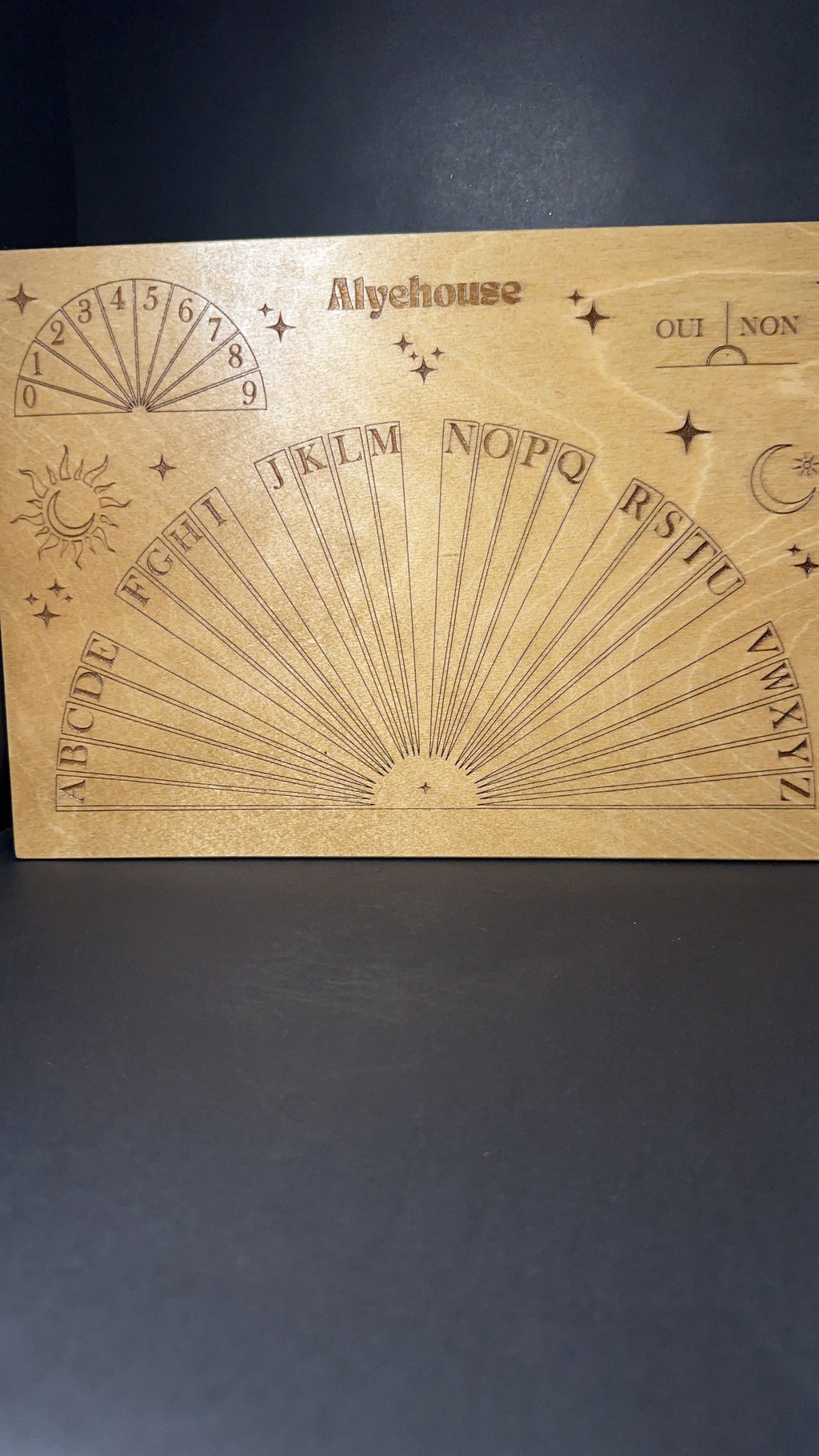 Planche de pratique du pendule