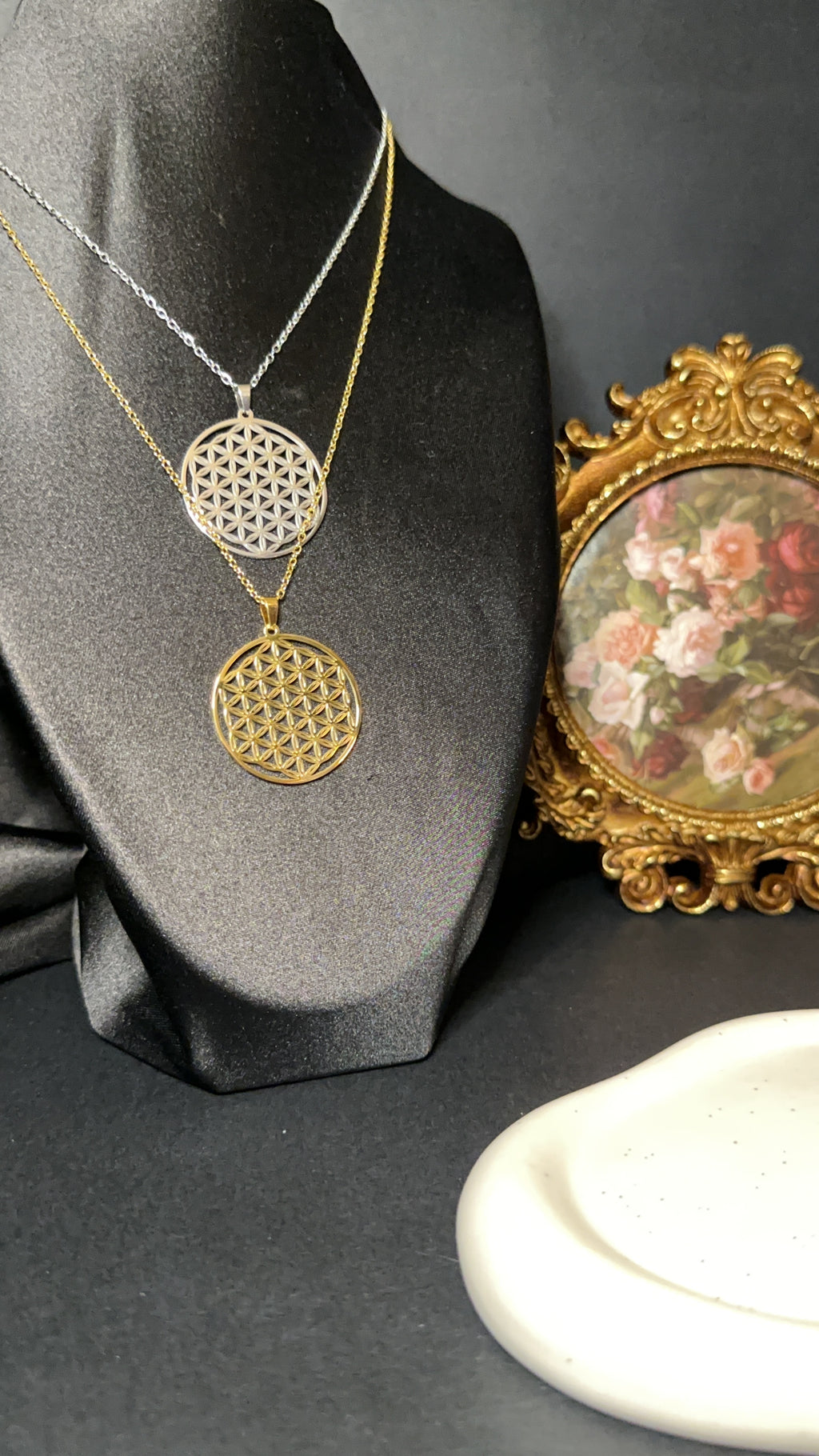 Collier fleur de vie - Harmonie, énergie & protection