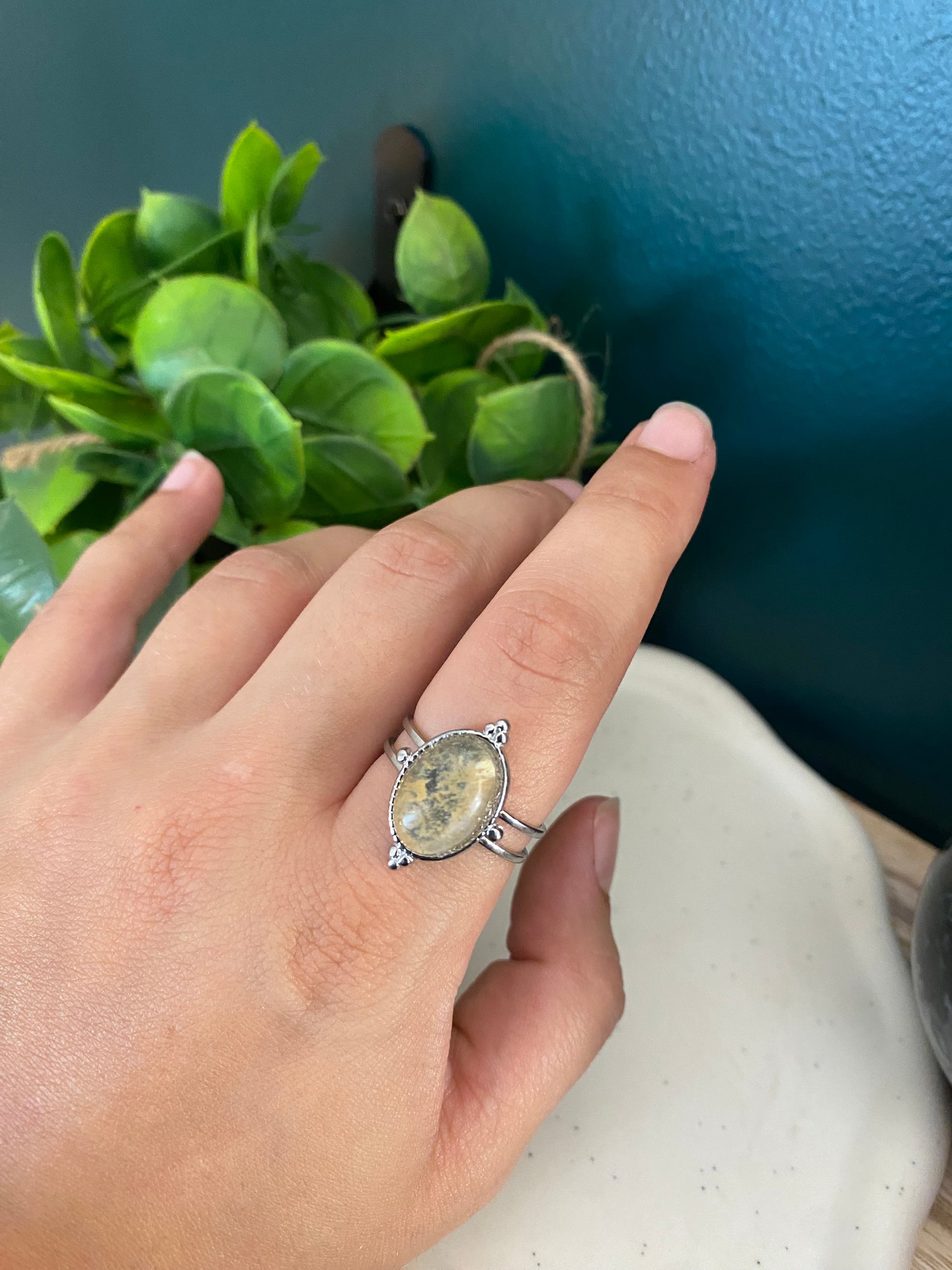 Bague – Citrine naturelle