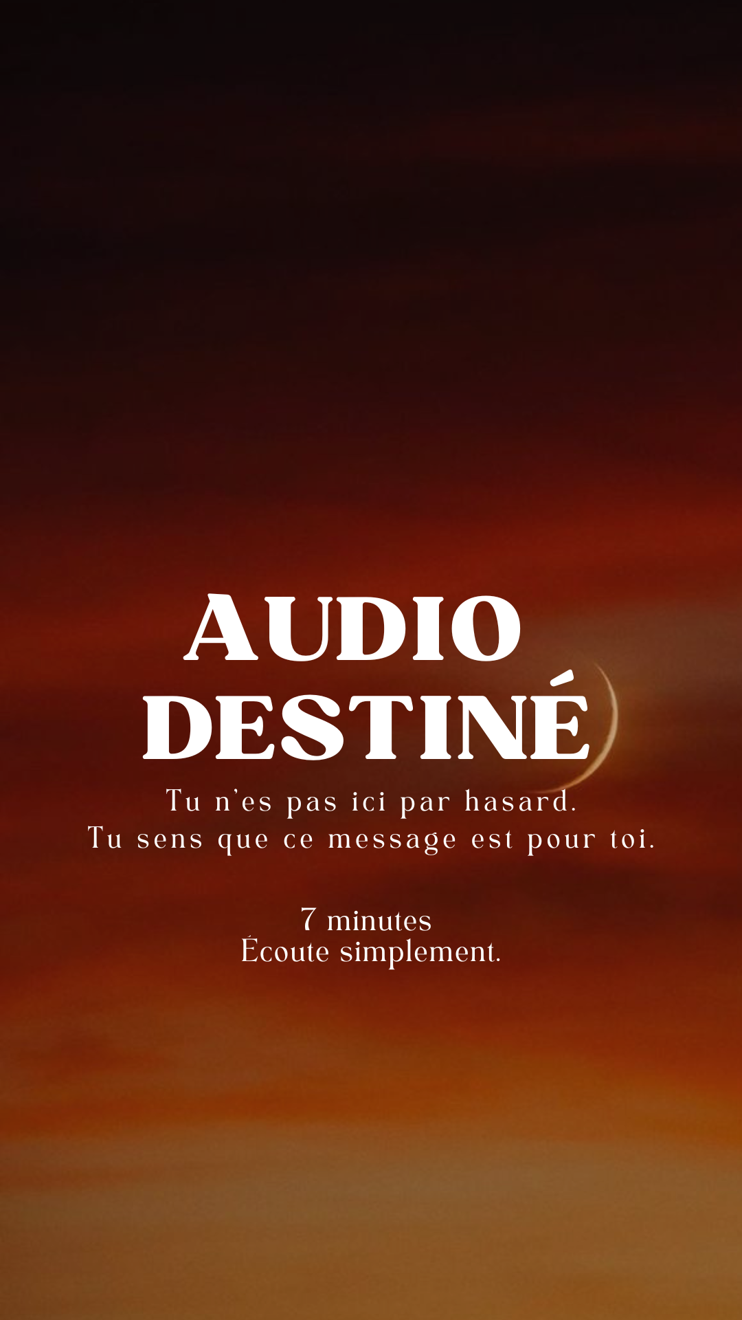 AUDIO DESTINÉ
