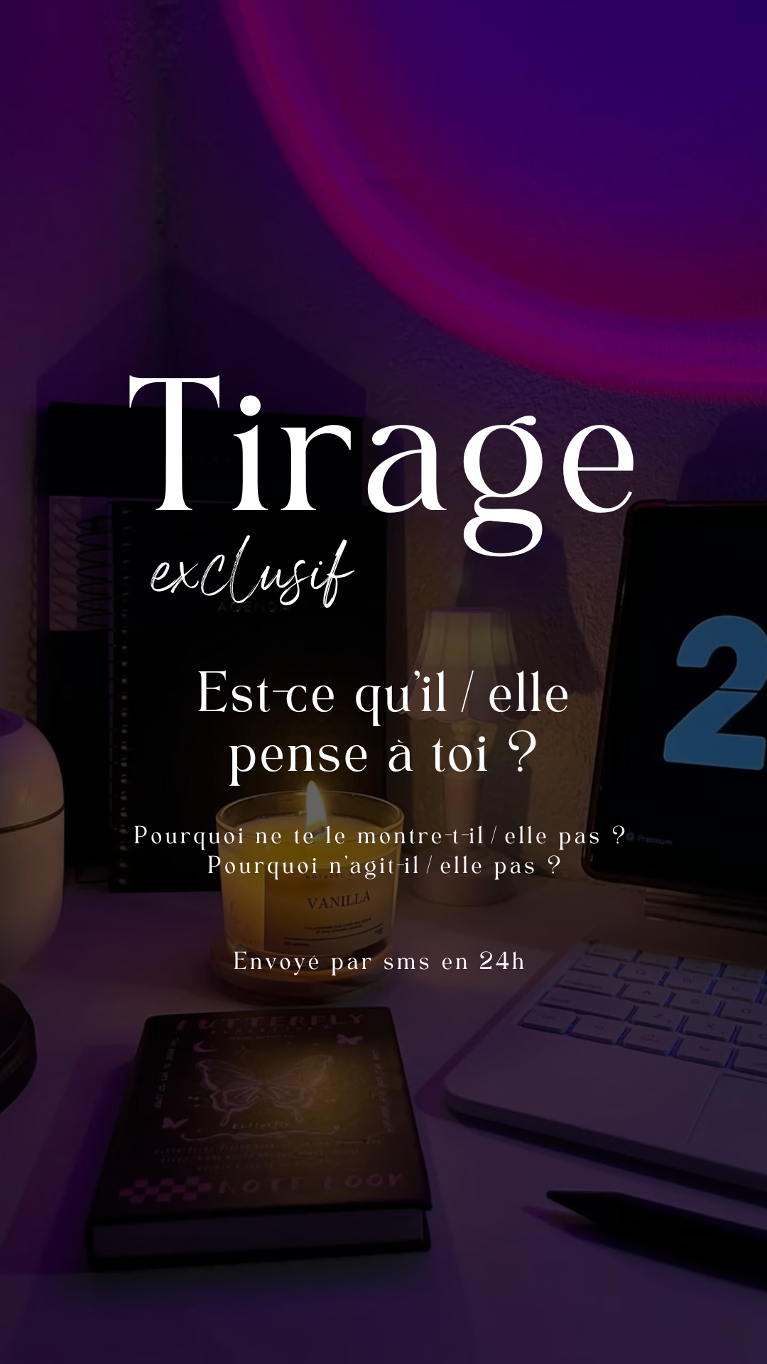 -25% Tirage exclusif Est-ce qu’il/elle pense à toi ? Envoyé en 24h