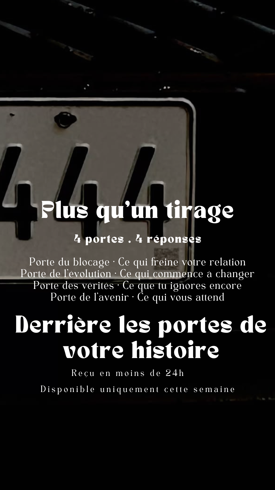 -45% Tirage exclusif Derrière les portes de votre histoire ? Envoyé en 24h